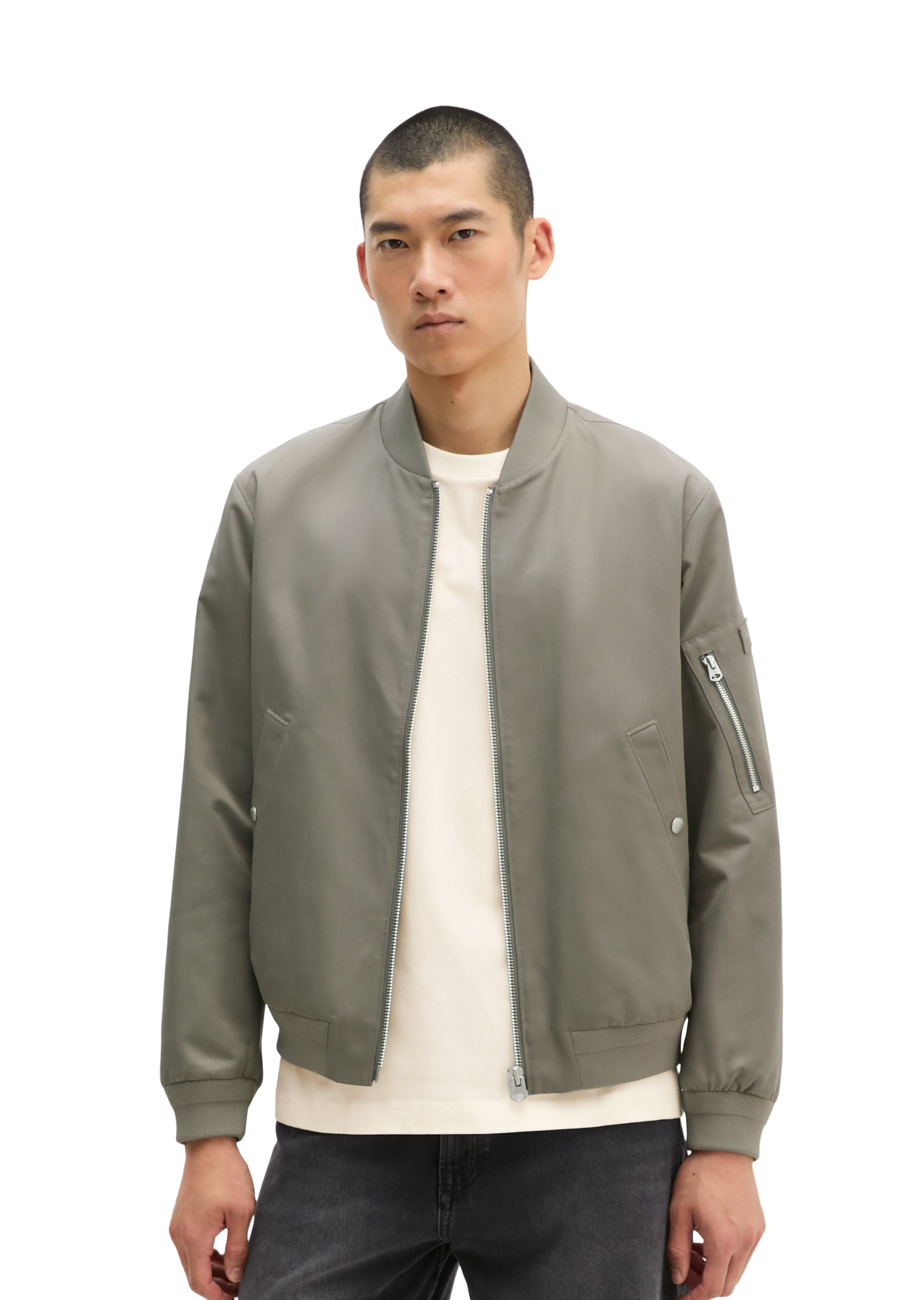 Blouson régulier avec poche zippée sur la manche, MARC O'POLO