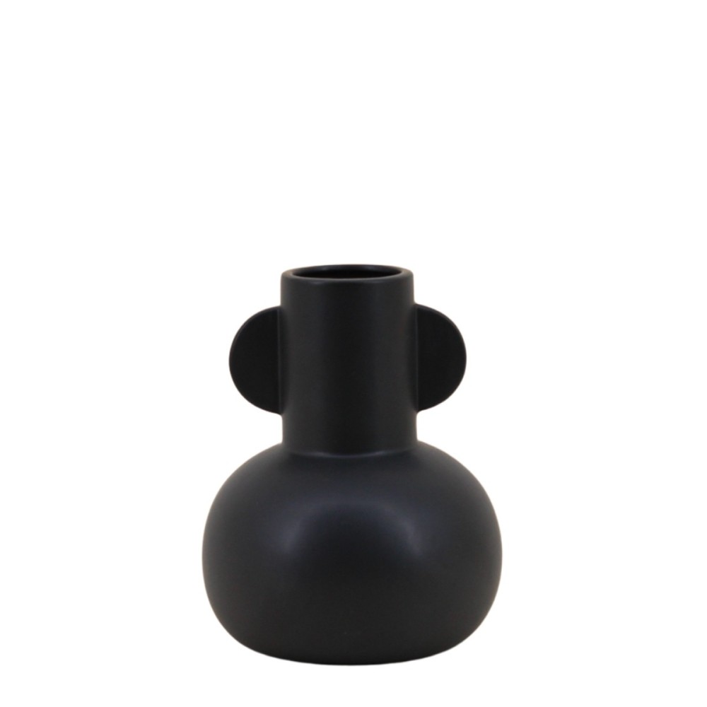 Vase en dolomite, H18cm, ORNAMI