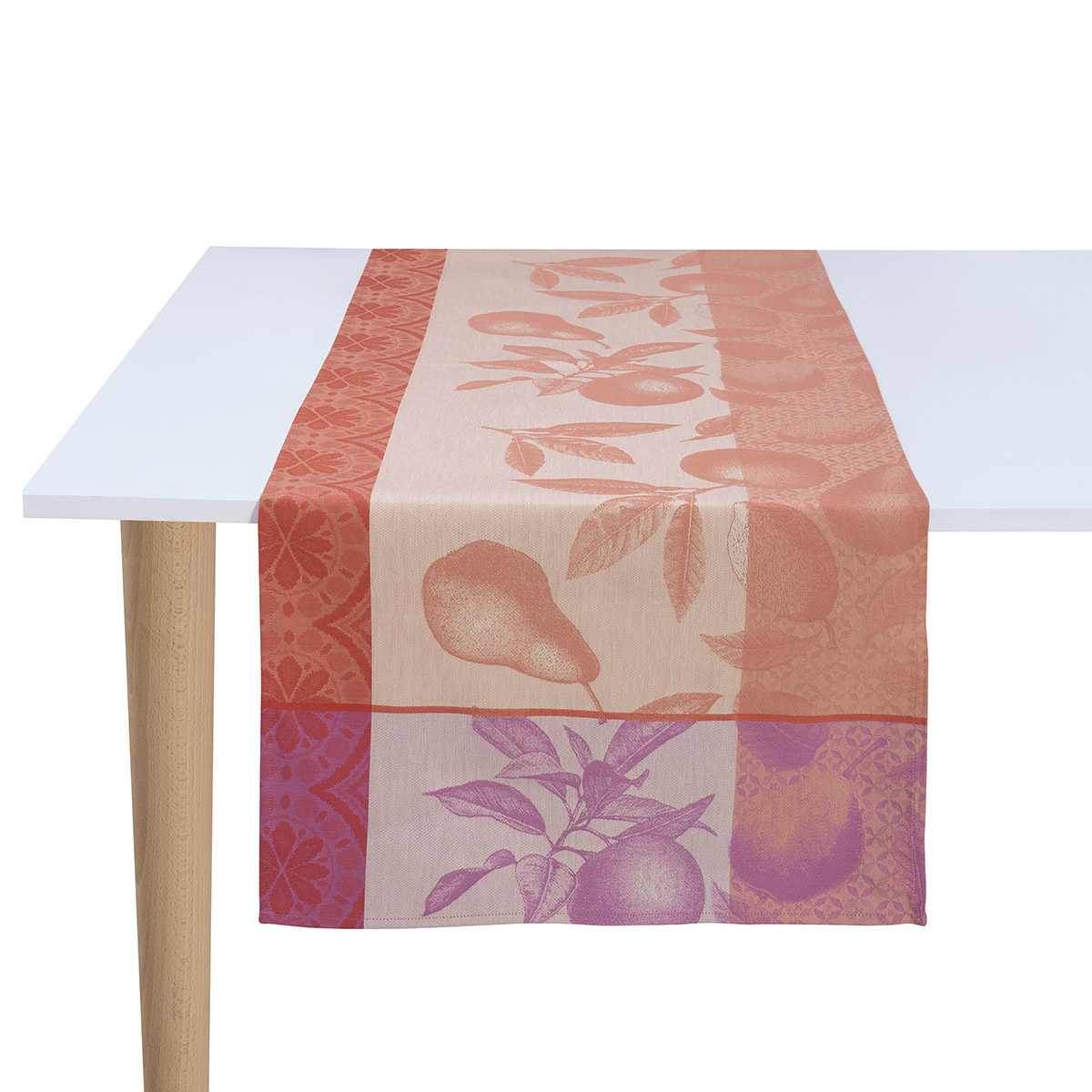 Chemin de table en Coton, ARRIÈRE-PAYS, LE JACQUARD FRANCAIS