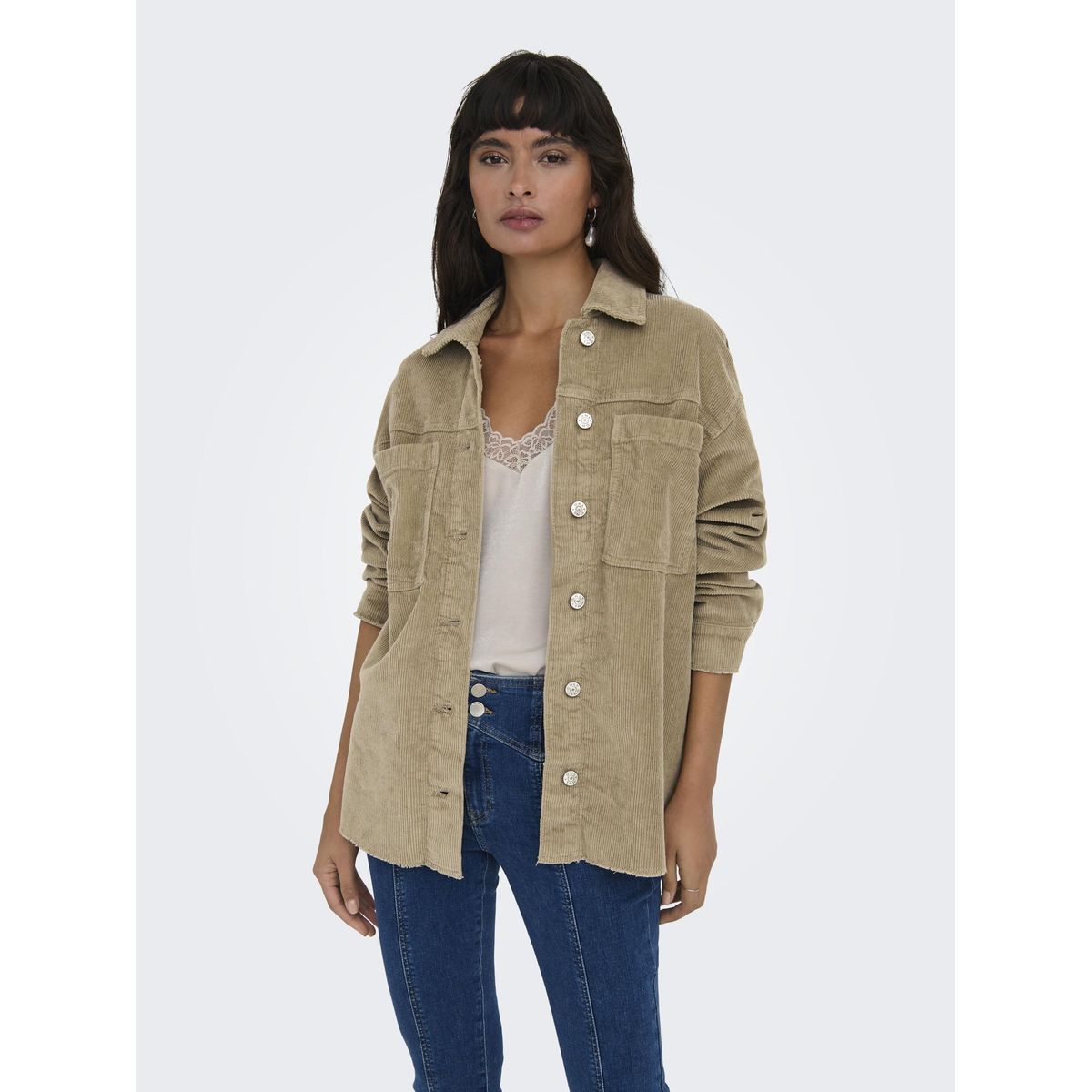 Veste chemise beige femme La Redoute