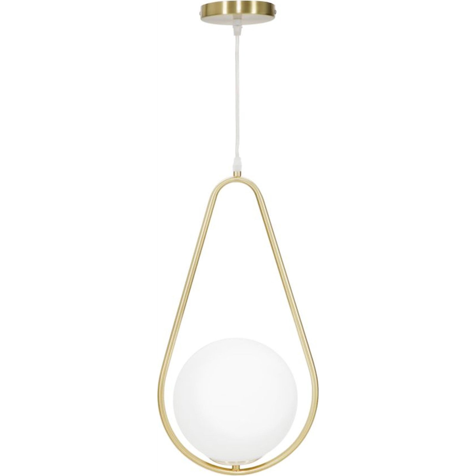 Suspension goutte en verre et fer GLAM, RECOLLECTION