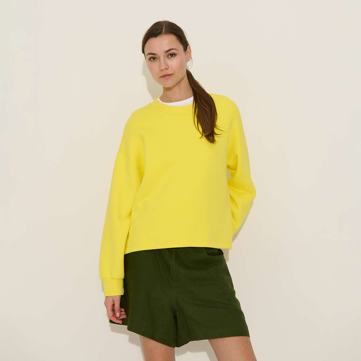 Sweat manches longues en coton organique PAZ, BENSIMON