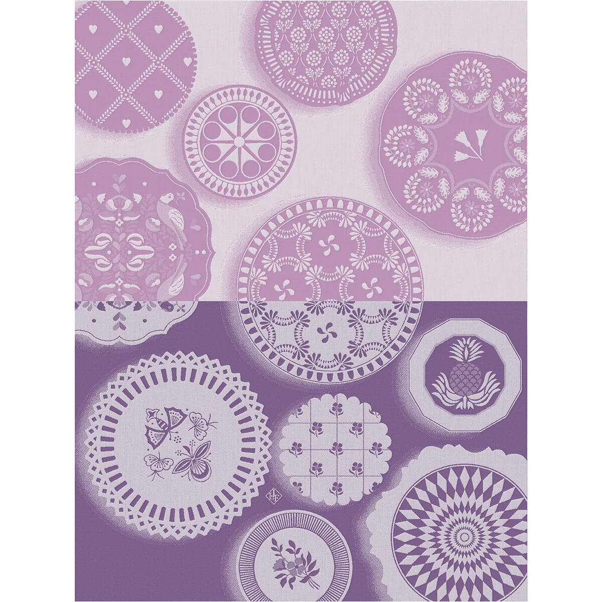 Torchon en Coton, FAÏENCE, LE JACQUARD FRANCAIS