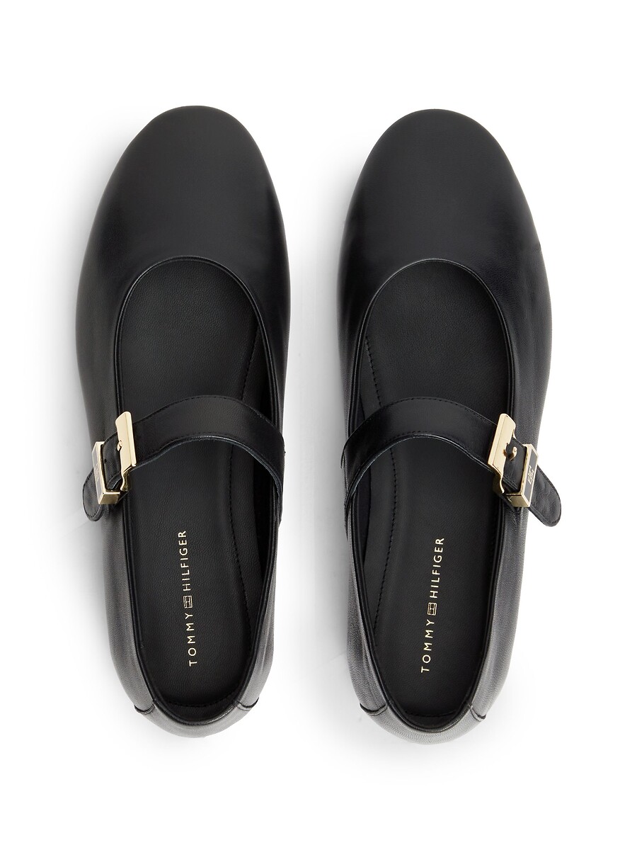 Tommy Hilfiger Bailarinas planas de piel estilo babies — photo 6