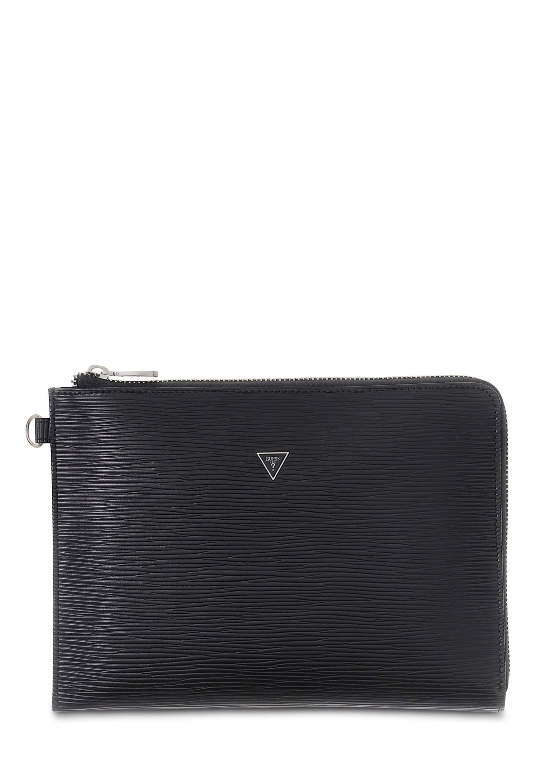 Pochette Milano En Cuir Moyenne, GUESS