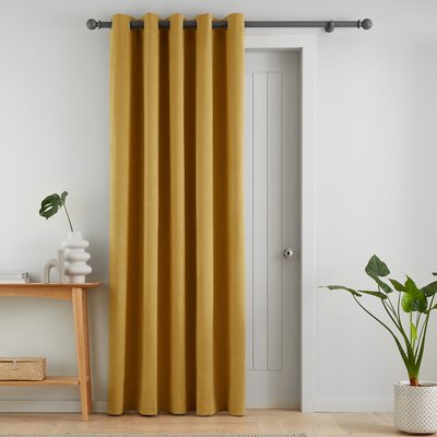 Plain Blackout Thermal Door Curtain CATHERINE LANSFIELD