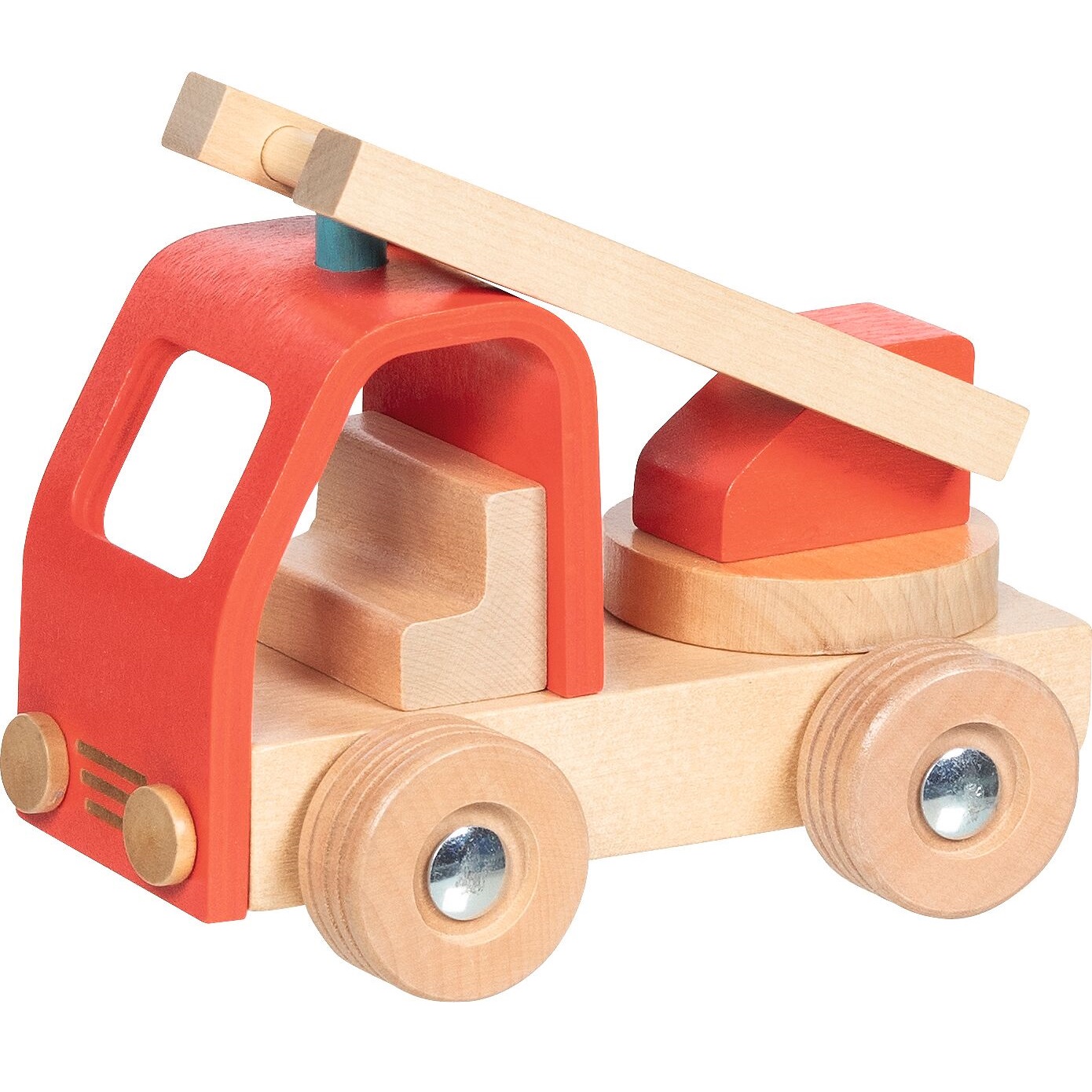 Camion de pompiers avec échelle en bois, GOKI