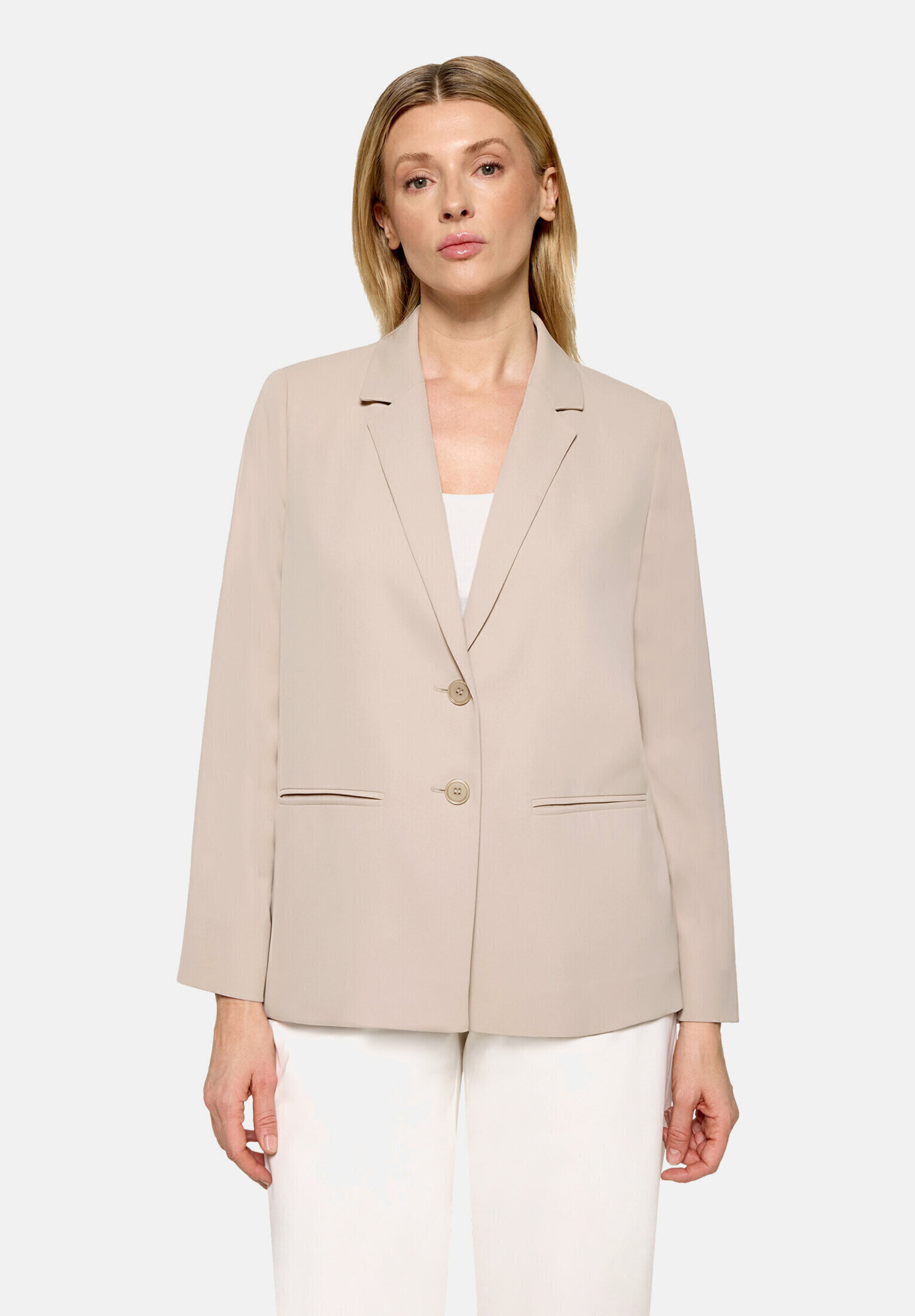 Blazer long à col à revers, BETTY BARCLAY