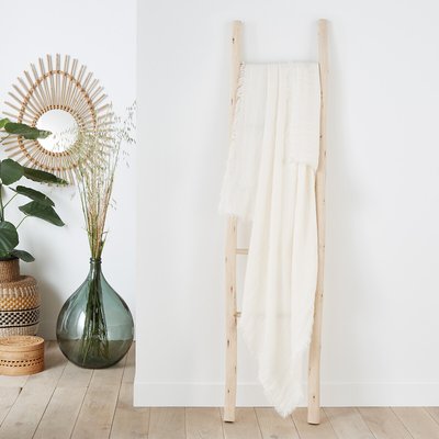 Linange 100% Washed Linen Throw LA REDOUTE INTERIEURS