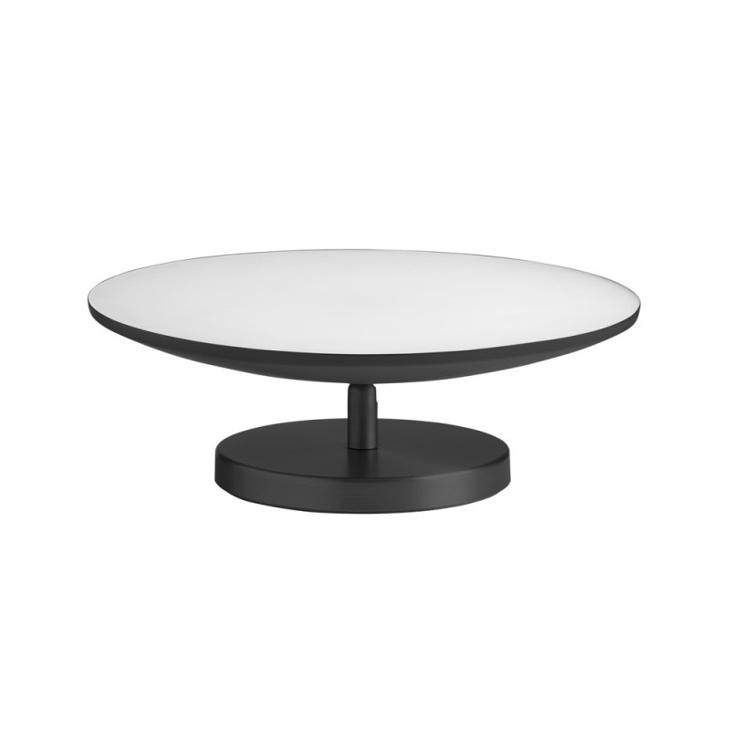 Lampe A Poser Led Puissante Dimmable Boom Noir Mat, MILLUMINE