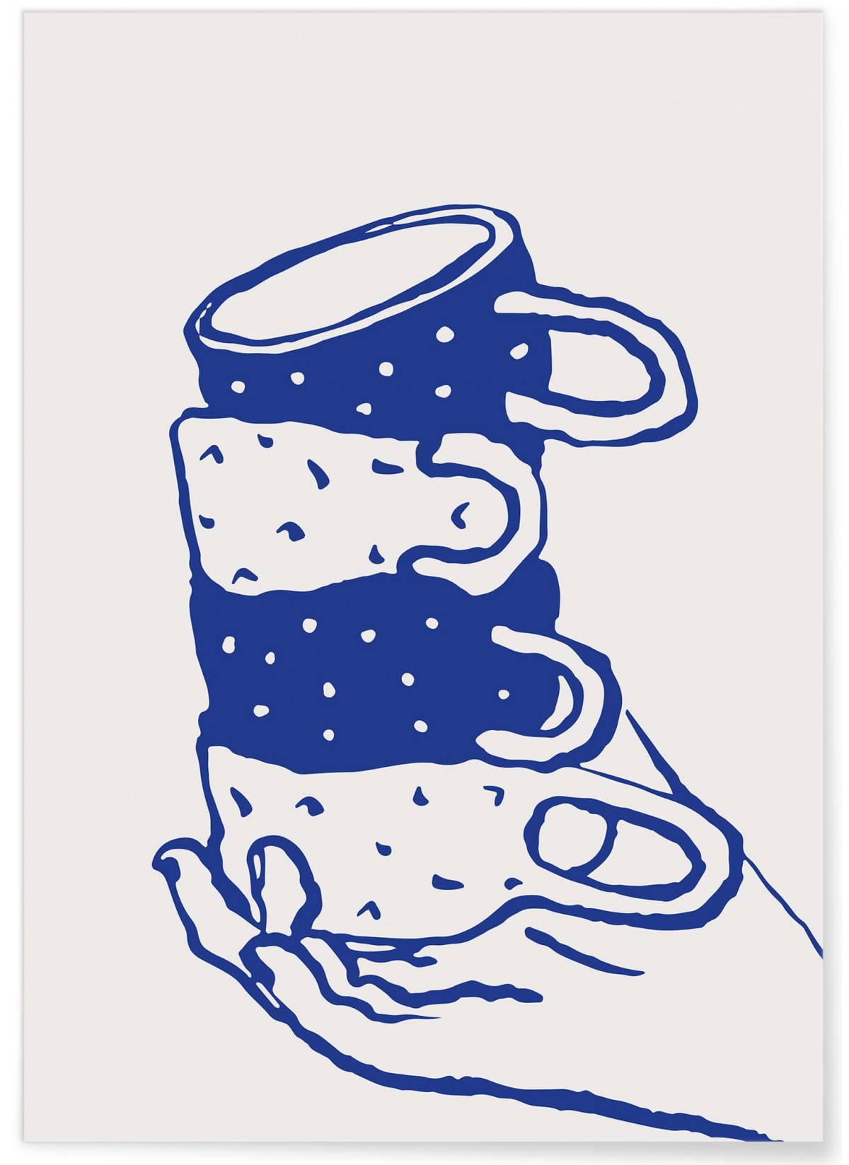 Affiche Les tasses, L'AFFICHERIE