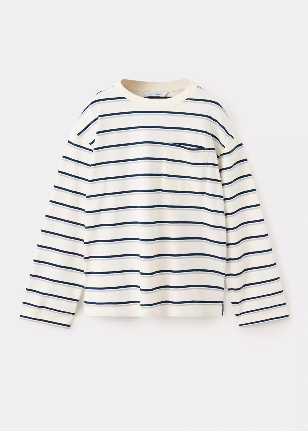T-shirt à rayures oversize, MANGO KIDS