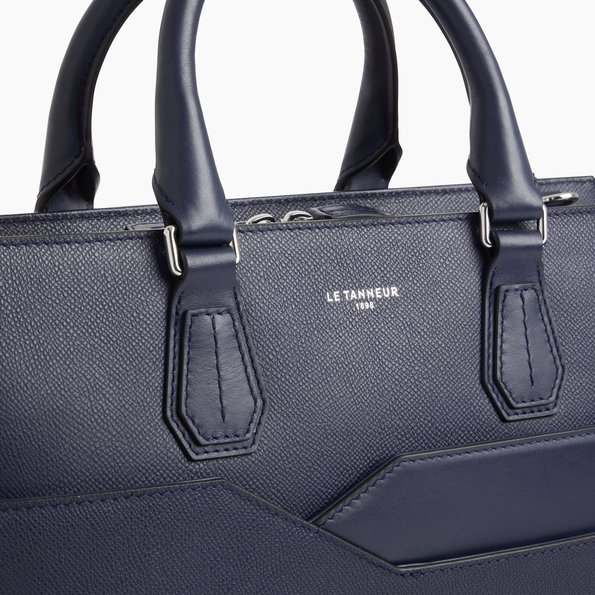 Sac à Main / Porte-documents Le Tanneur - Couleur Beige, Doublure Noire | Occasion Bon état