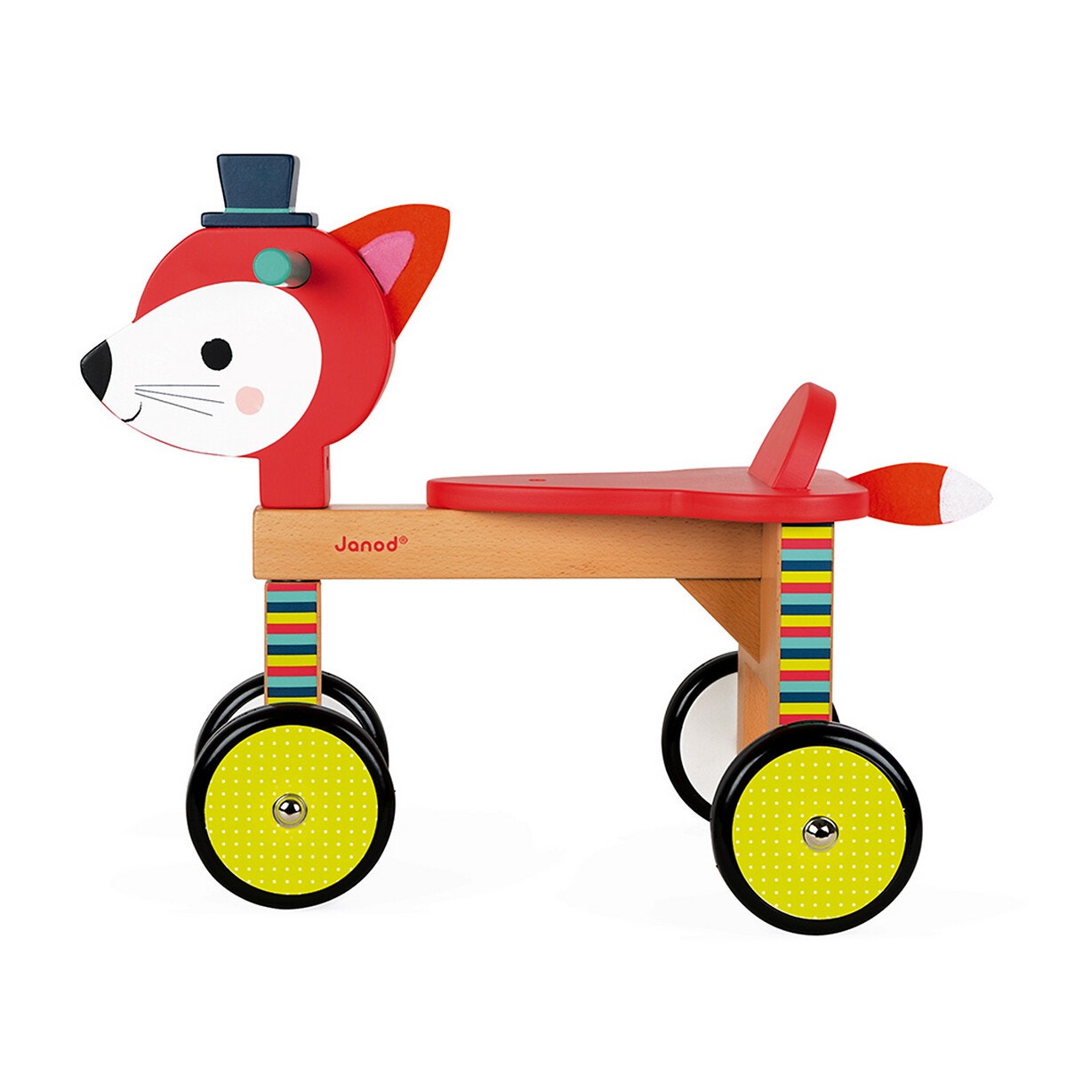 Porteur renard baby forest multicolore Janod La Redoute