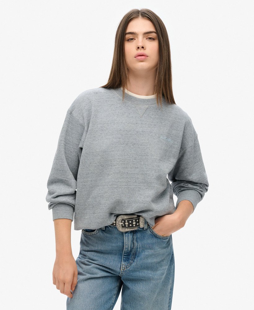 Sweat surteint à logo Essential, SUPERDRY