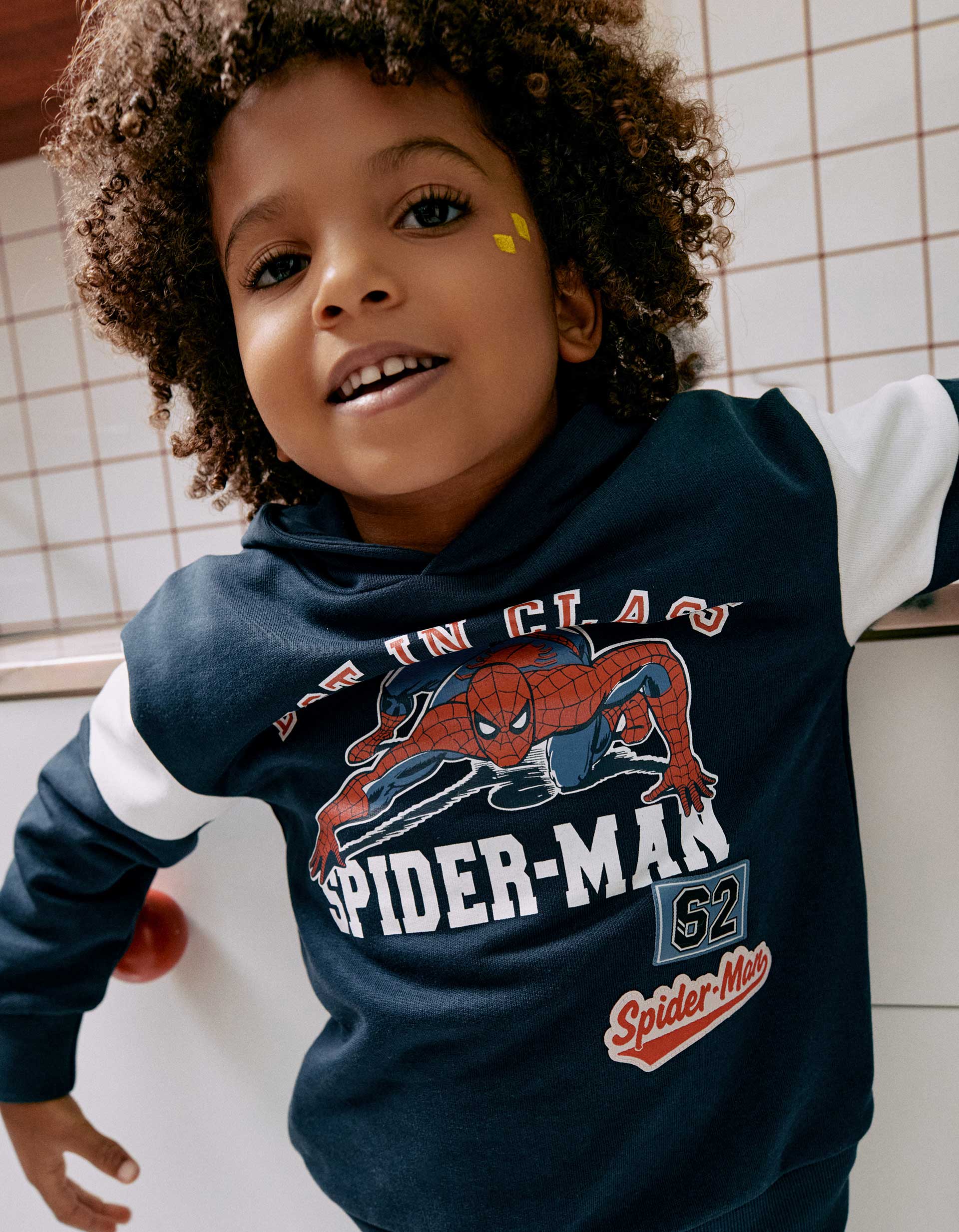 Sweat en coton avec capuche et imprimé Spider-Man, ZIPPY