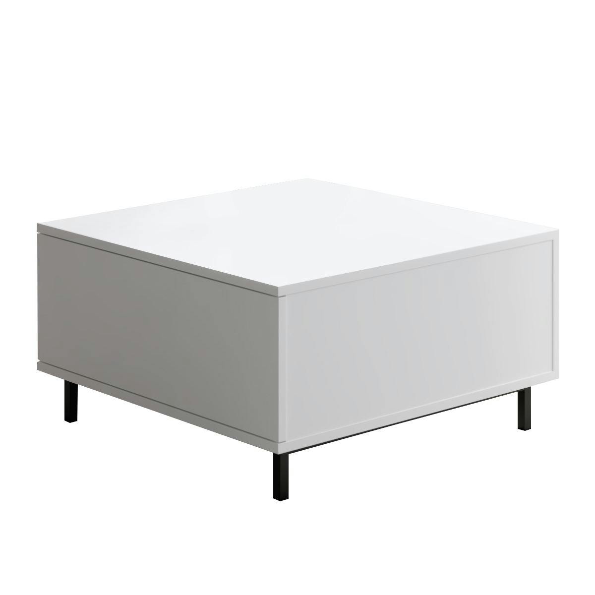 Table basse carrée avec coffre de rangement AURA, PIER IMPORT
