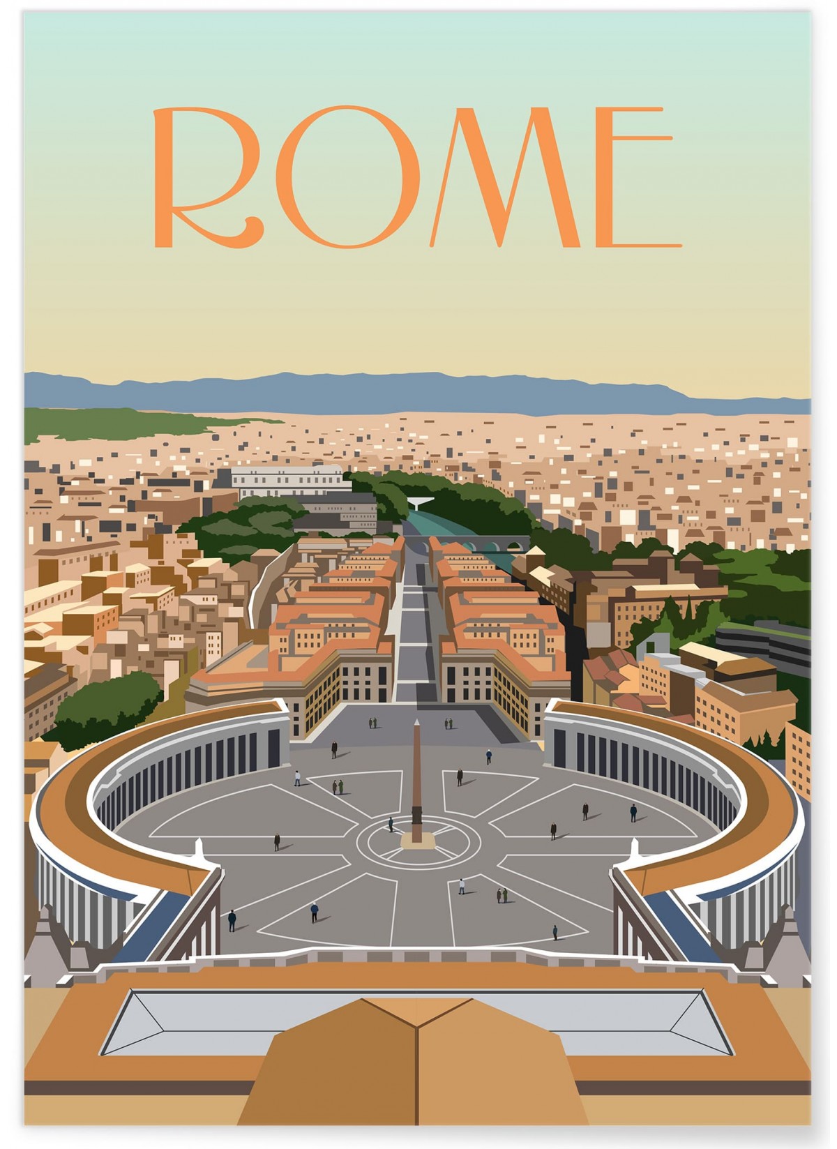 Affiche ville Rome 2, L'AFFICHERIE