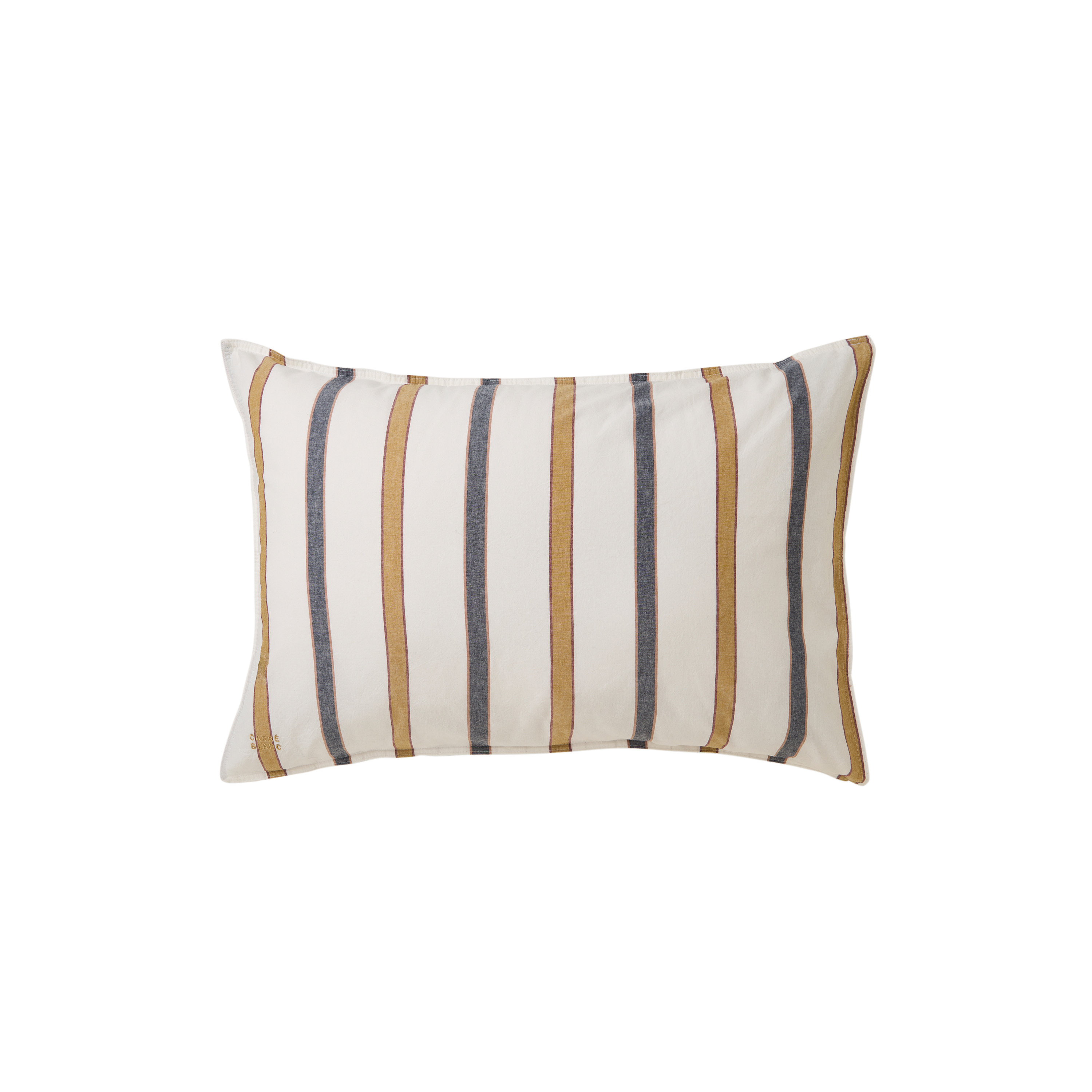 Taie d'oreiller rectangulaire coton ORIGINE, CARRE BLANC