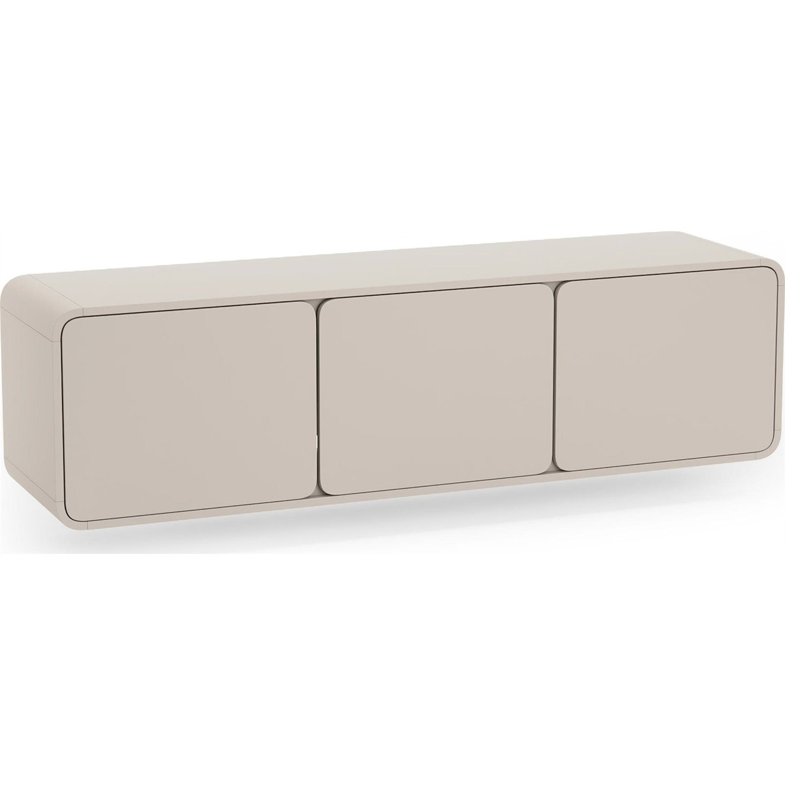 Meuble tv suspendu 3 portes collection LUMMO, RECOLLECTION