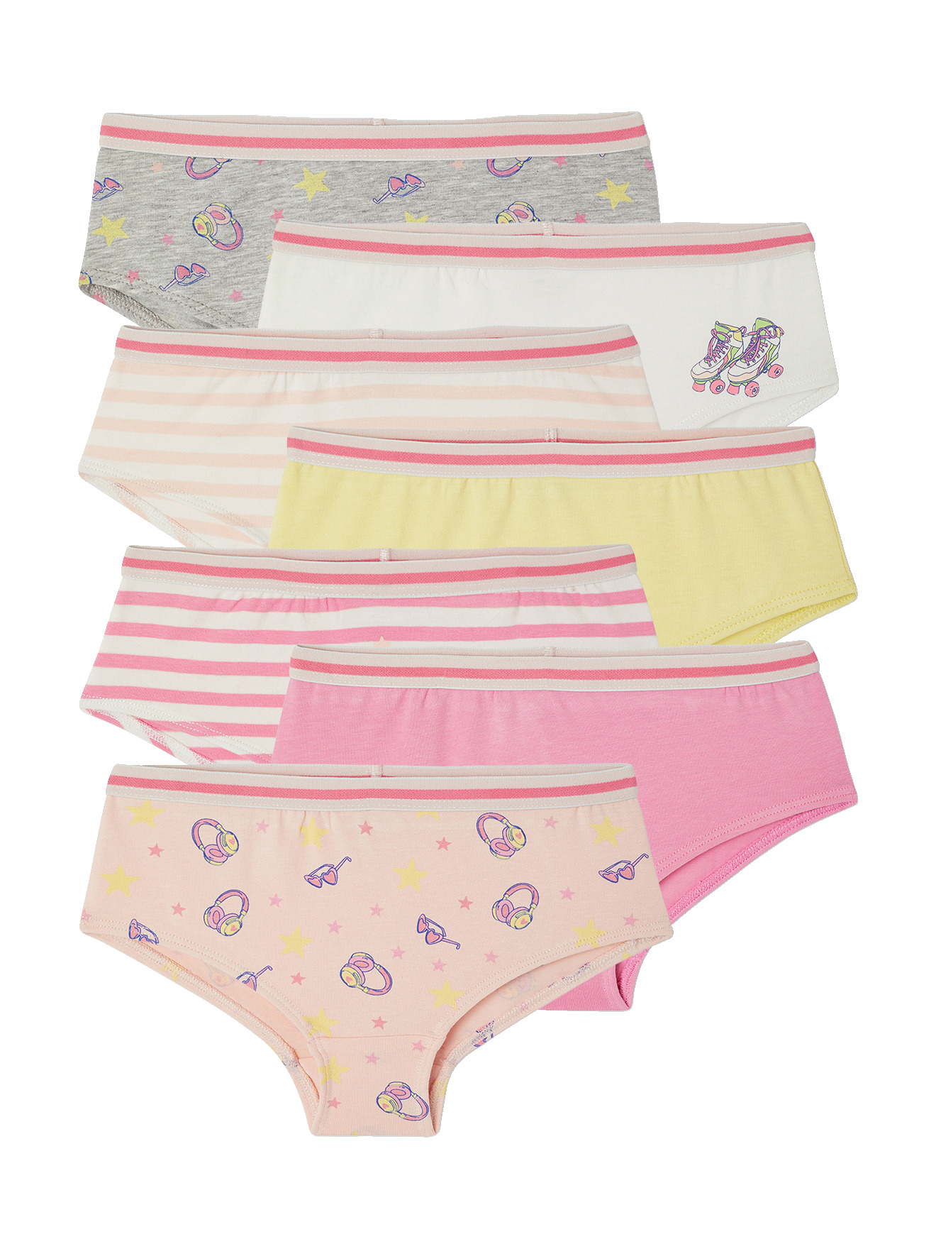 Lot de 7 shorties, VERTBAUDET