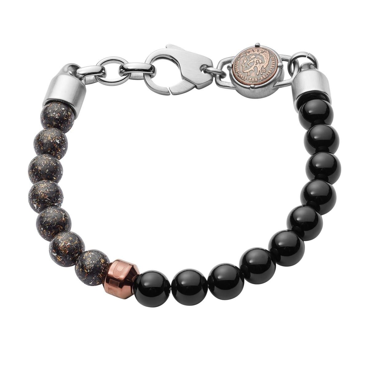 Bracelet Homme Pierre Naturelle - Bracelet Perle Ajustable avec Diffuseur  d'Huile Essentielle de Yoga - Bijoux - L'heure Passion