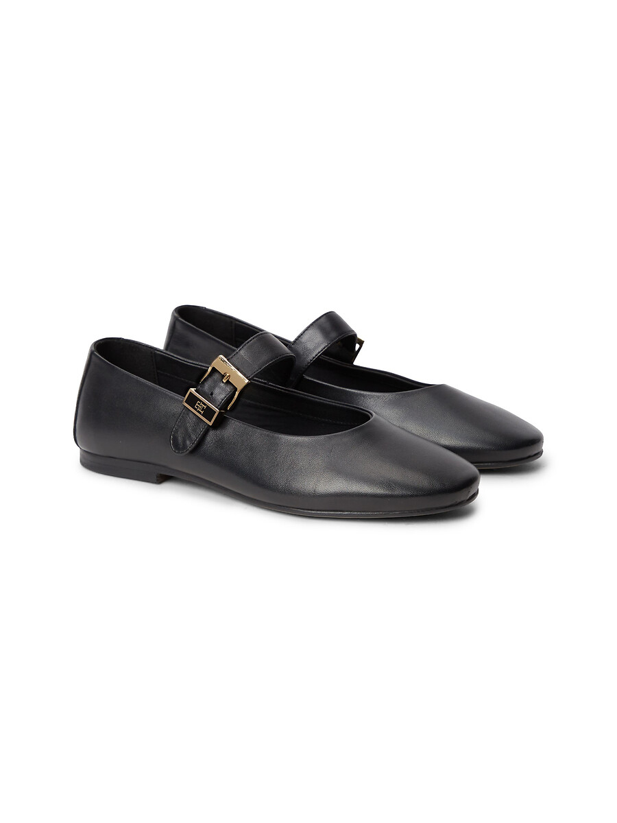 Tommy Hilfiger Bailarinas planas de piel estilo babies