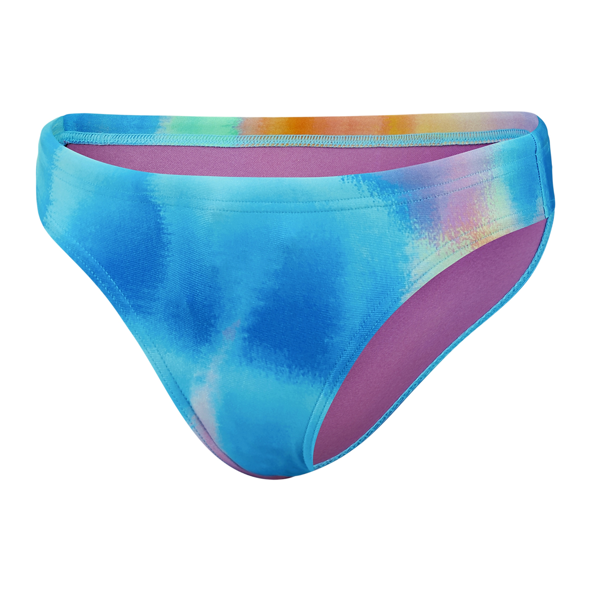 Culotte de bain à taille élastiquée motif/style tie-dye, SPEEDO