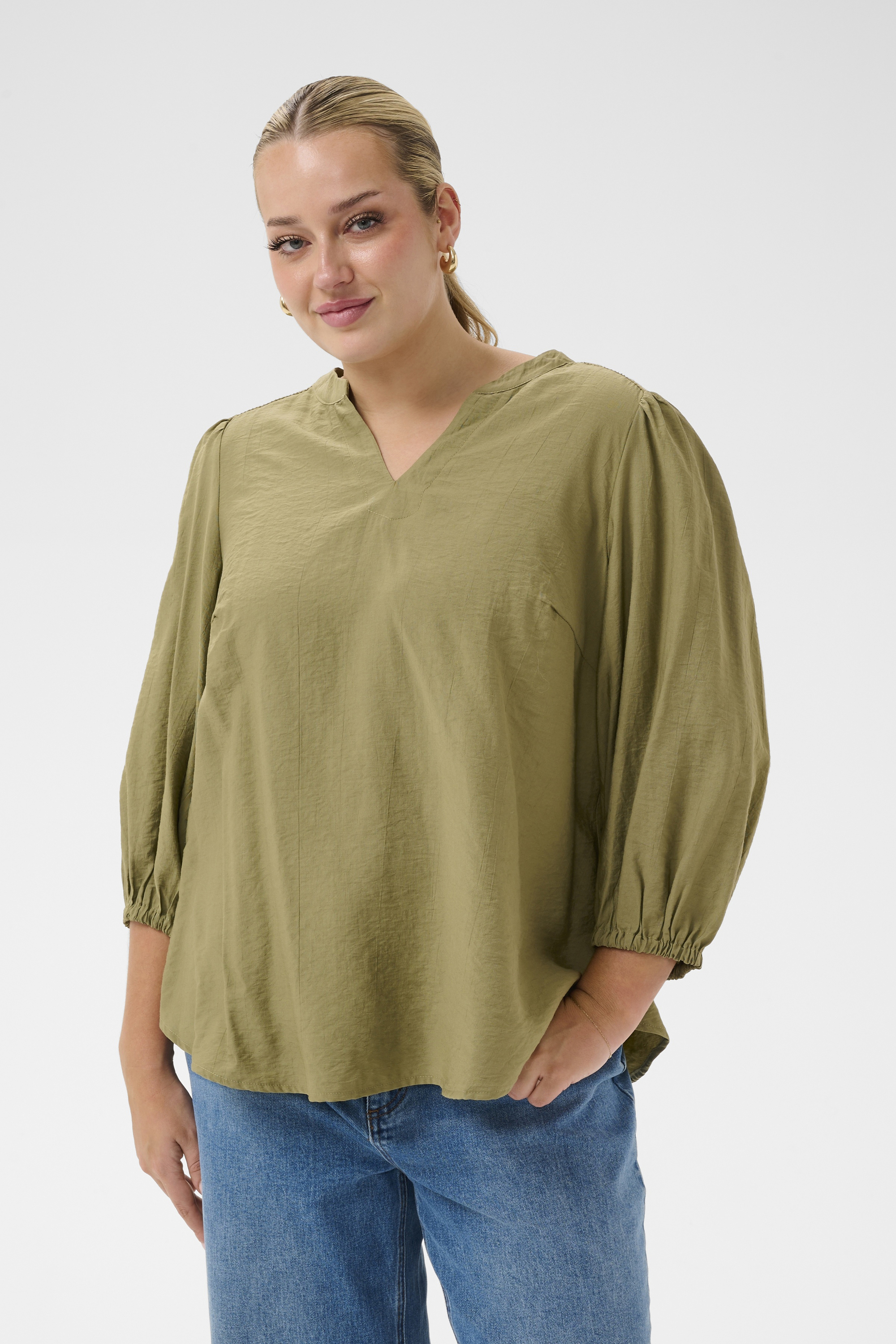 Blouse à manches longues, KAFFE CURVE