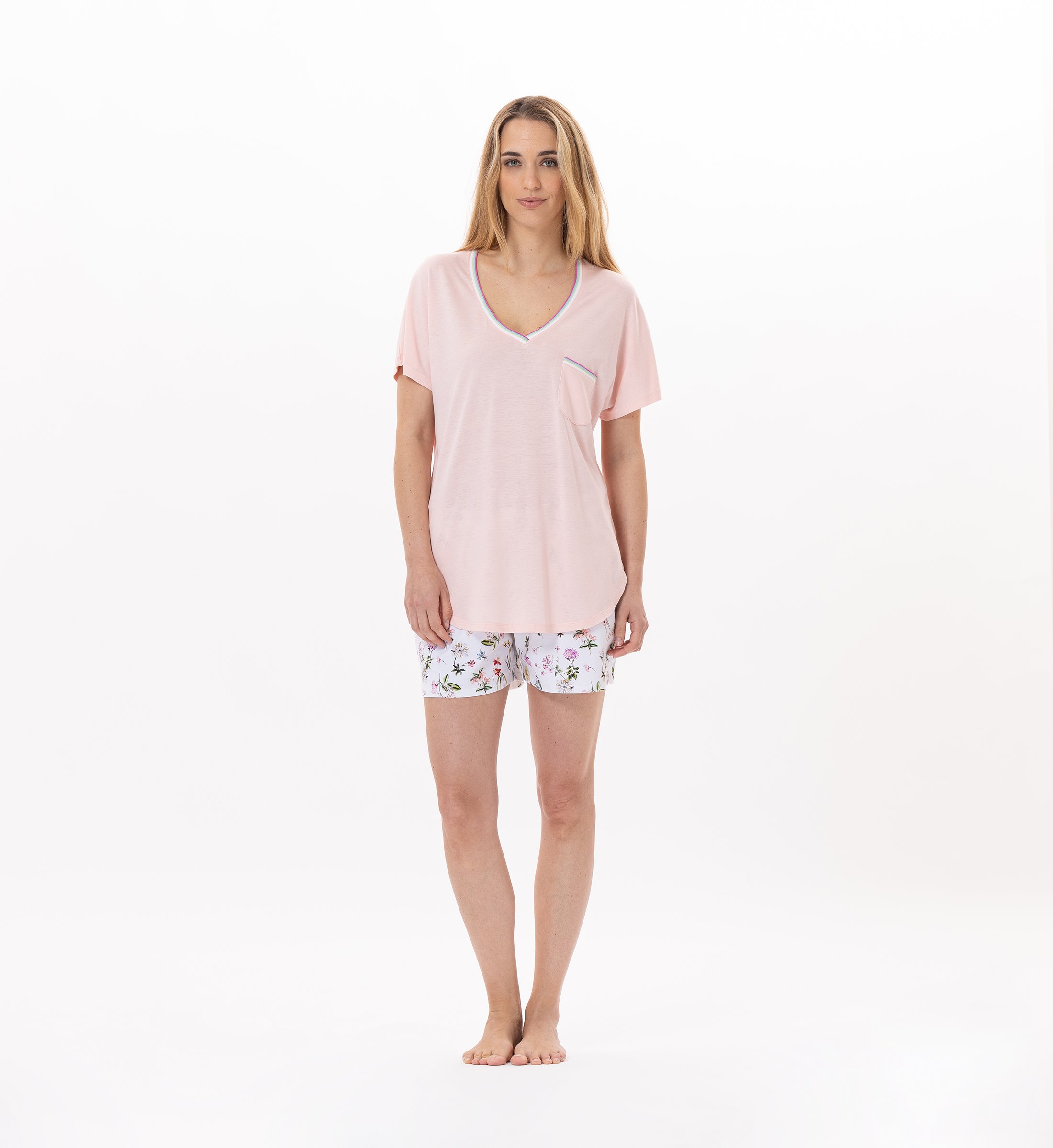 Pyjama short en coton BLOOM 900, LE CHAT