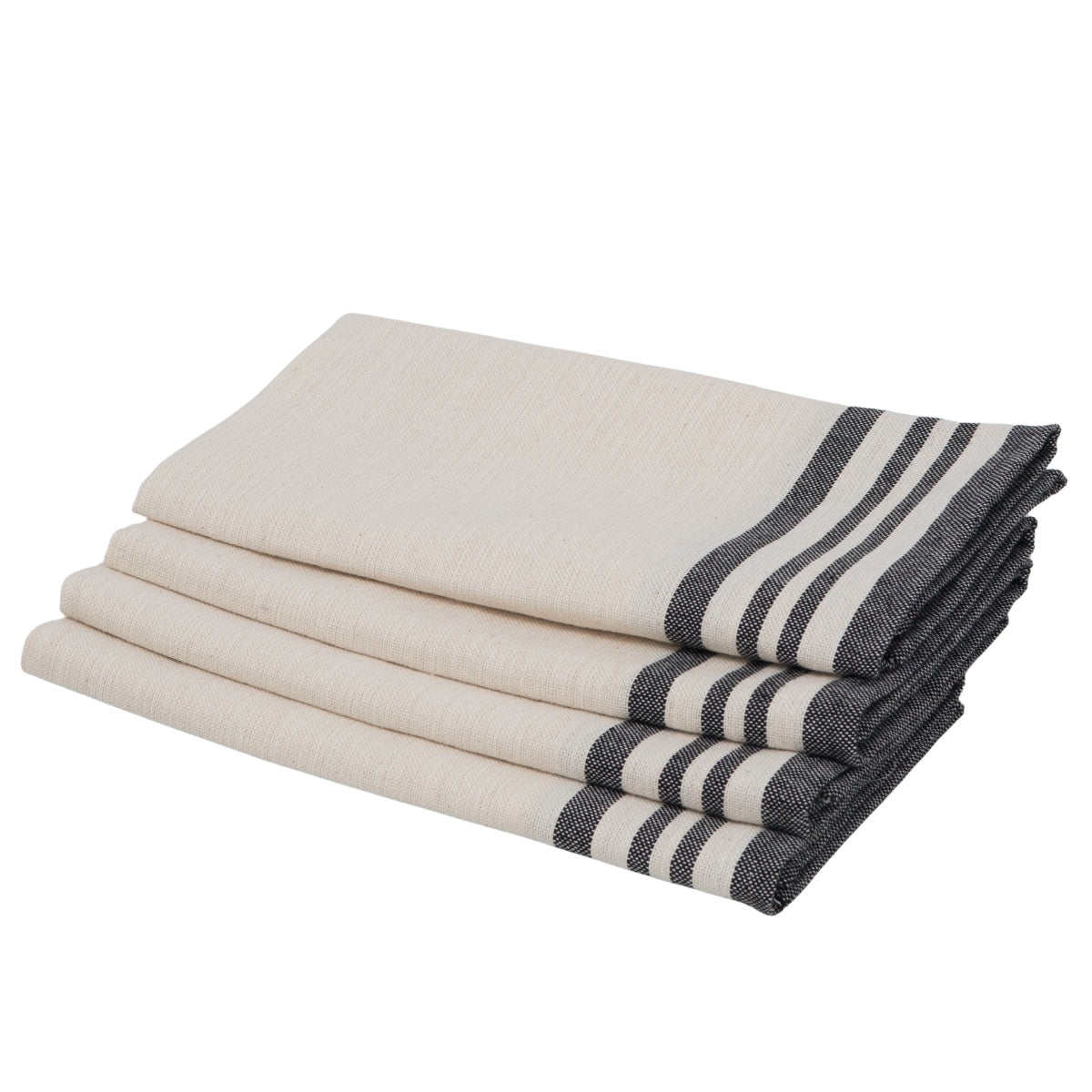 Lot de 4 serviettes de table coton GUETARY, FEBRONIE