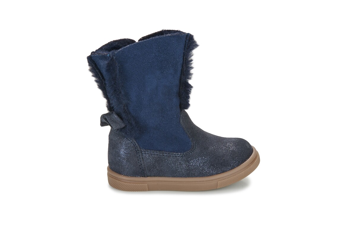Bottines in gevoerd leer Alva