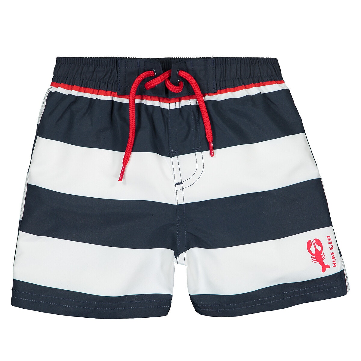 Short de bain rayures ray marine La Redoute Collections La