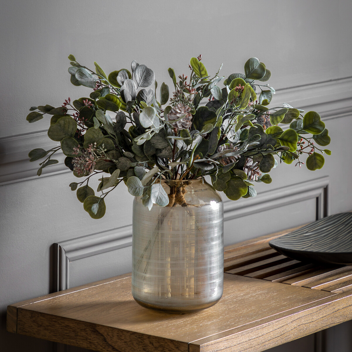 Pack of 3 41cm Artificial Seeded Eucalyptus Bundle, ÉDITÉ