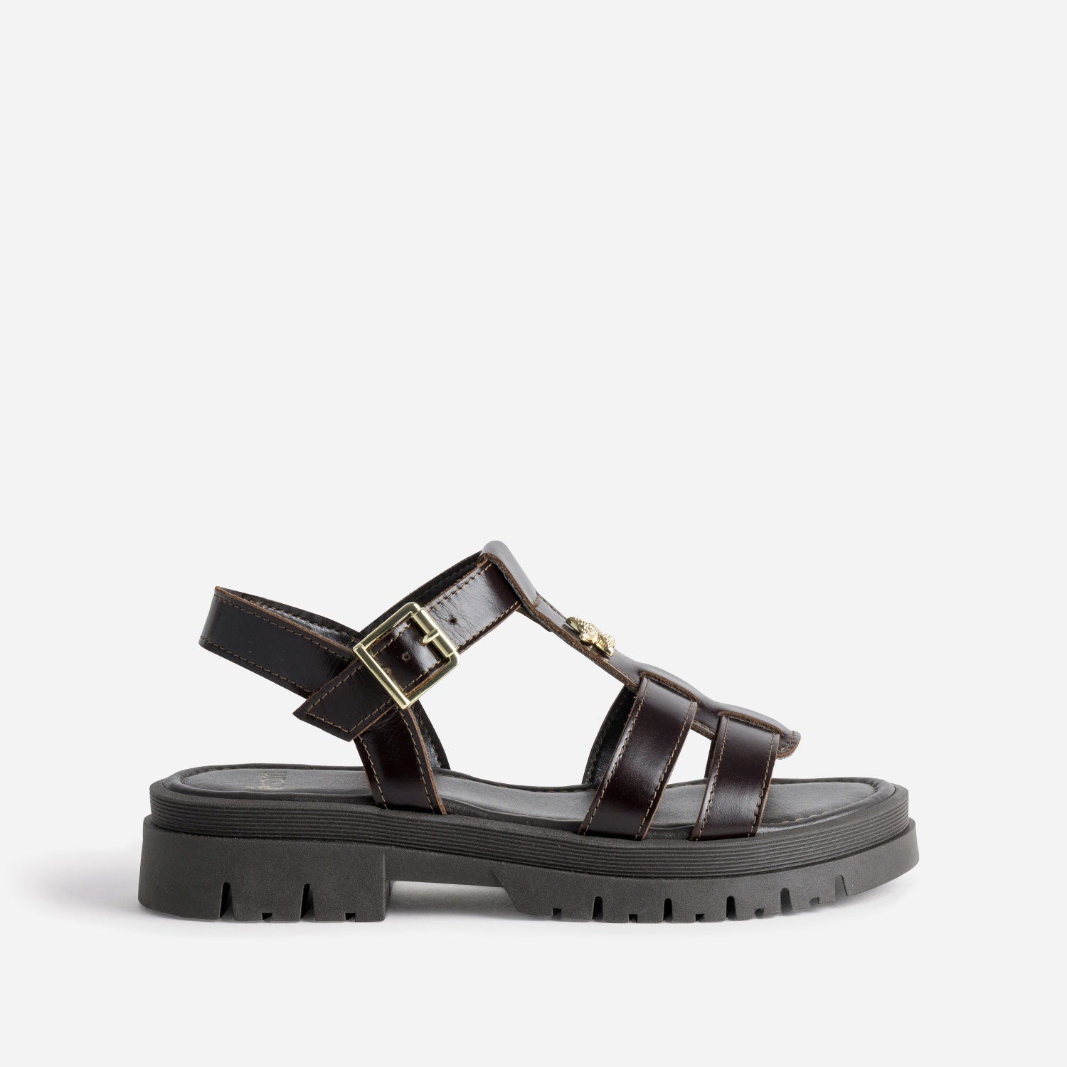 Sandale Plate en cuir NANELLI, ERAM