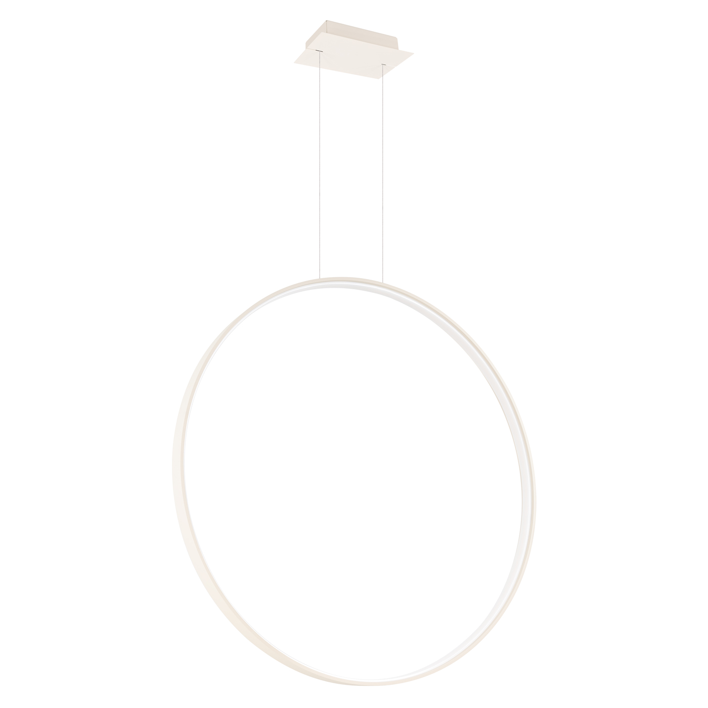 Suspension Aluminium Beige LED 1 Rio, EDEN