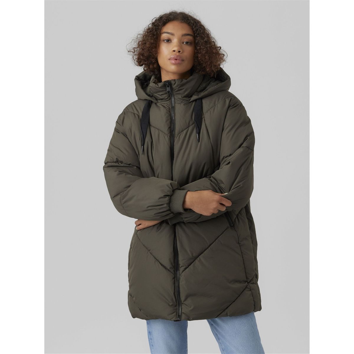 Manteau vert vero moda hot sale