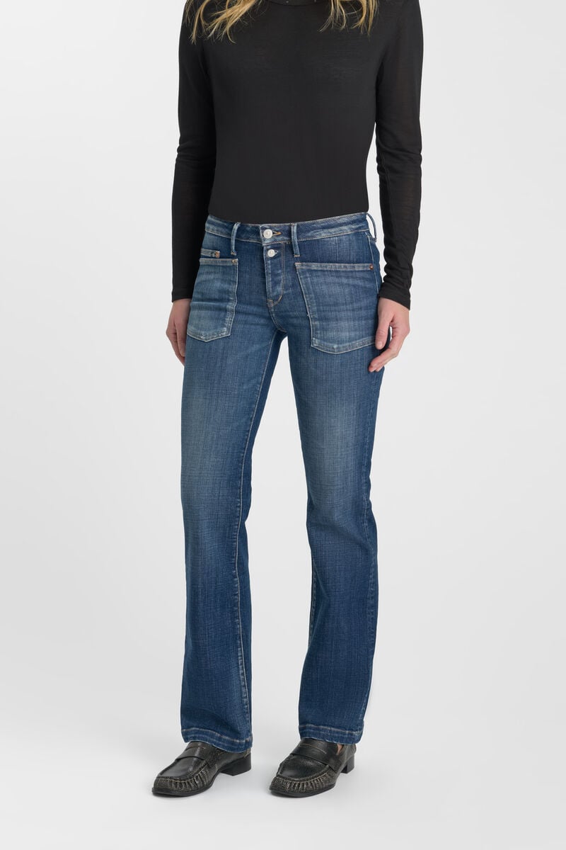 Jeans flare , longueur 34, LE TEMPS DES CERISES