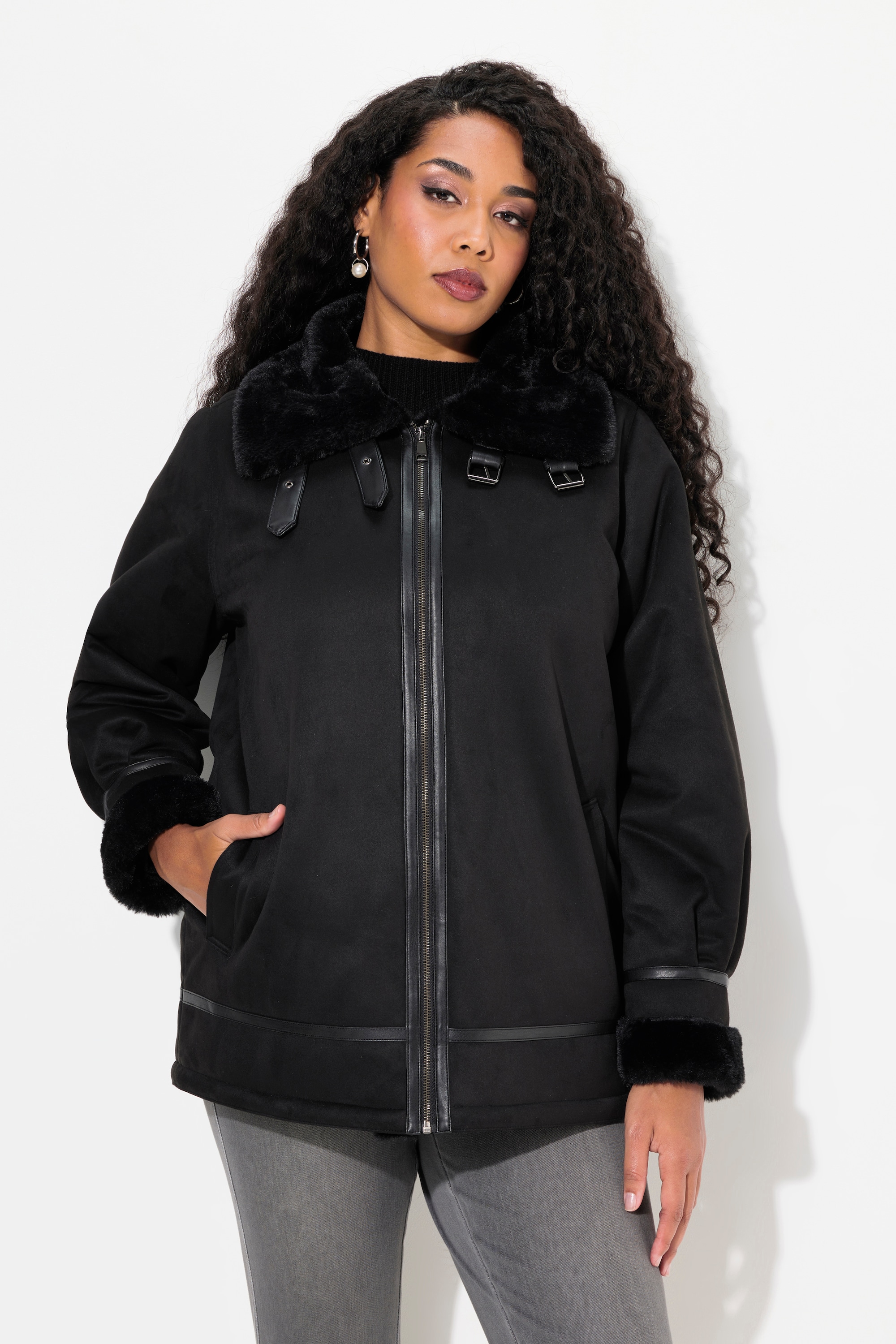 Vest d'aviateur Shearling style, ULLA POPKEN