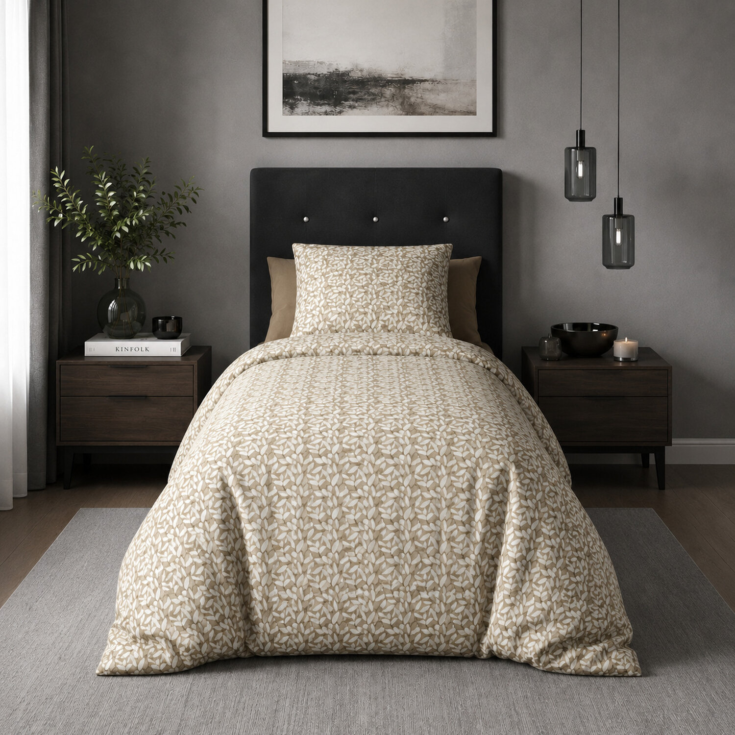 Parure housse de couette en microfibre, Carmel, C DESIGN HOME TEXTILE