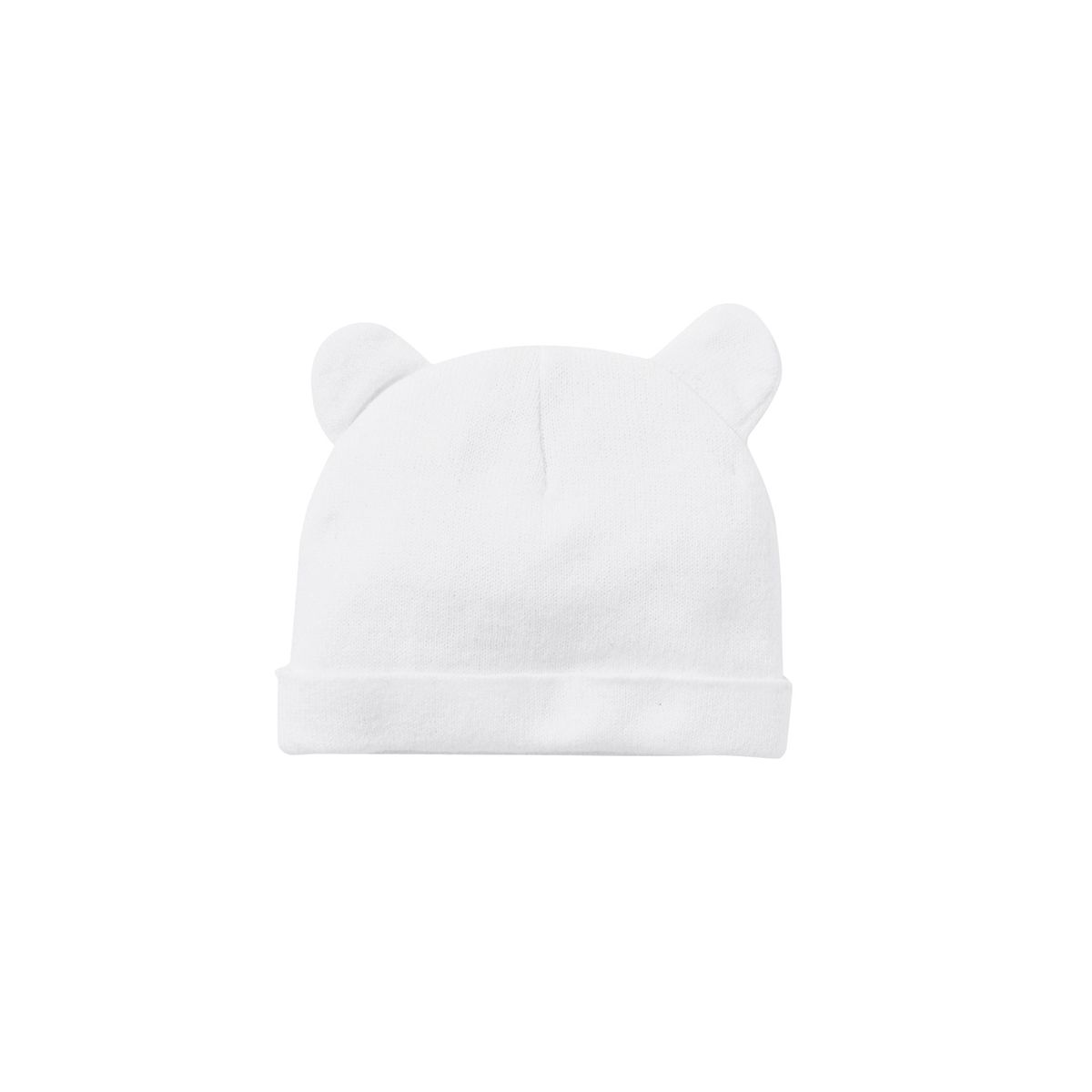 Lot de 2 bonnets bébé prématuré blanc 100/% coton