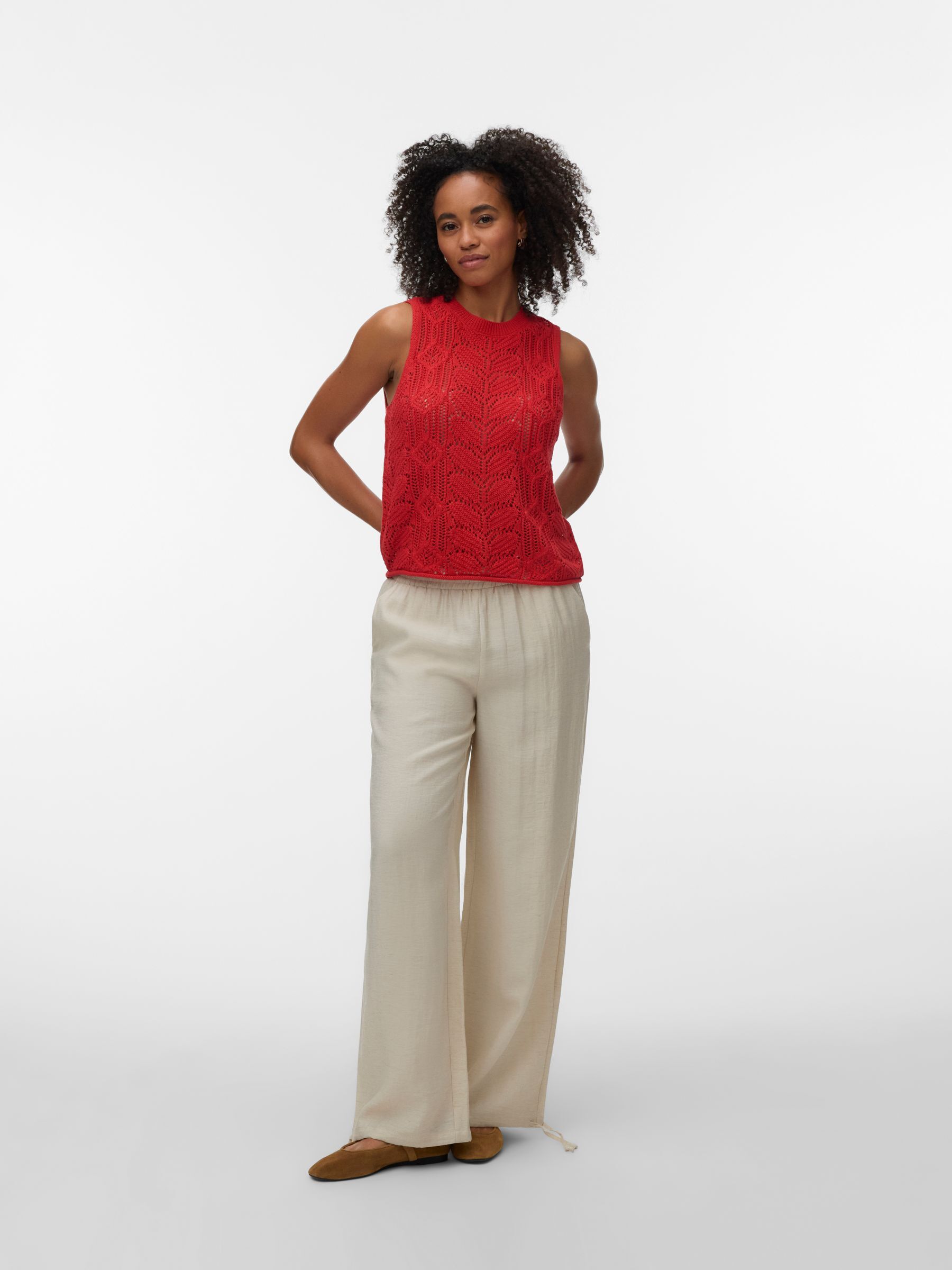 Pantalon À Jambe Large, VERO MODA