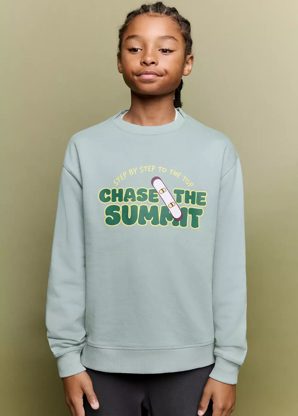 Sweat imprimé coupe balloon, MANGO KIDS