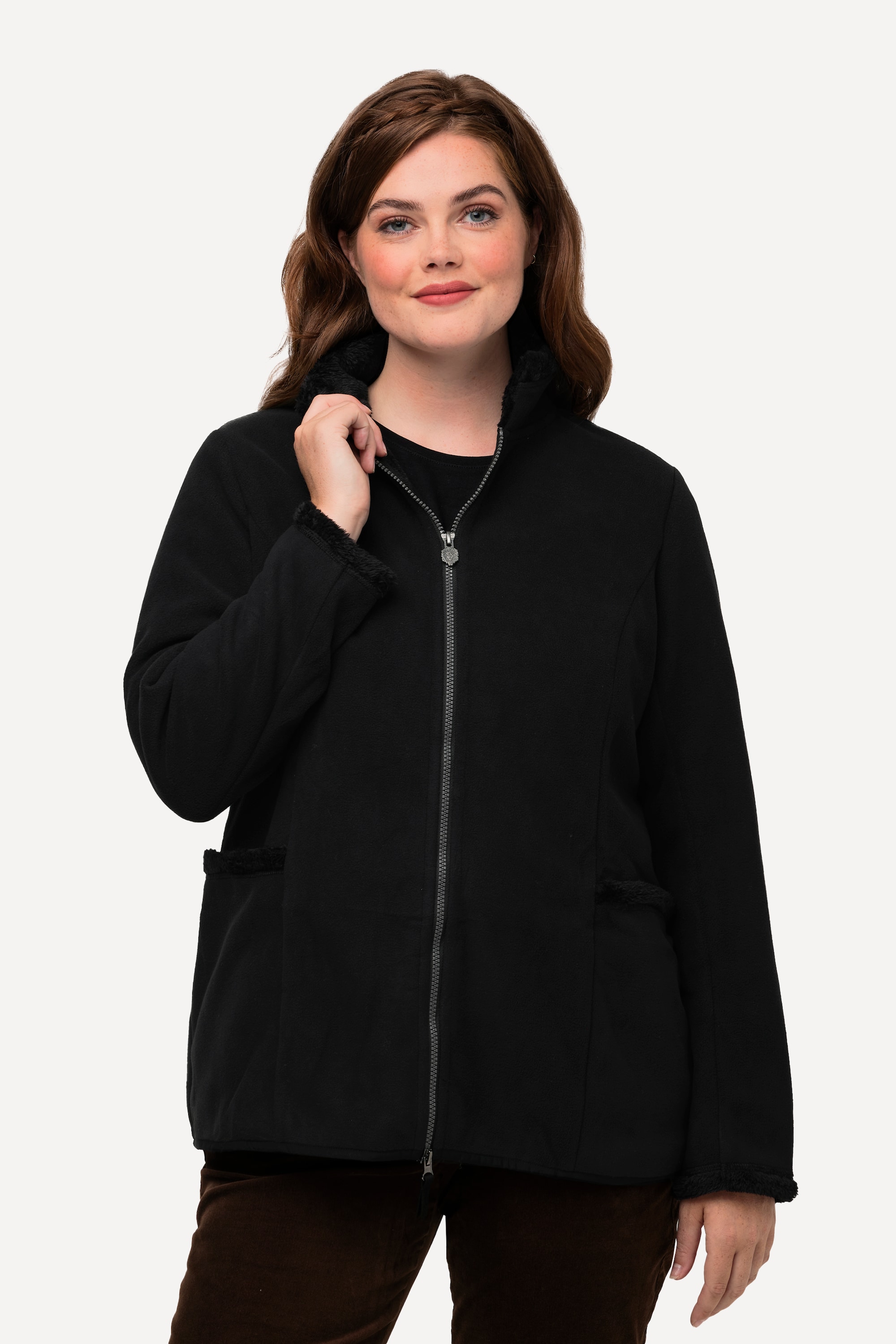 Veste en polaire esprit Janker, col montant, ULLA POPKEN