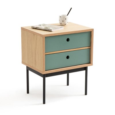 Nyjo Bedside Table with 2 Reversible Drawers LA REDOUTE INTERIEURS