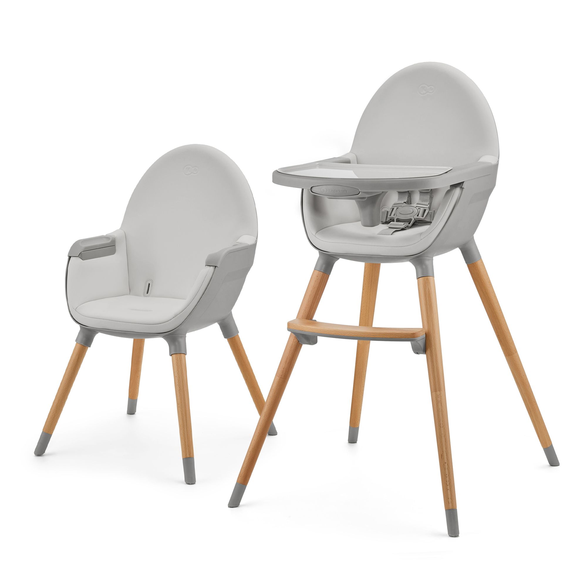 Chaise haute 2 en 1 Fini 2, KINDERKRAFT