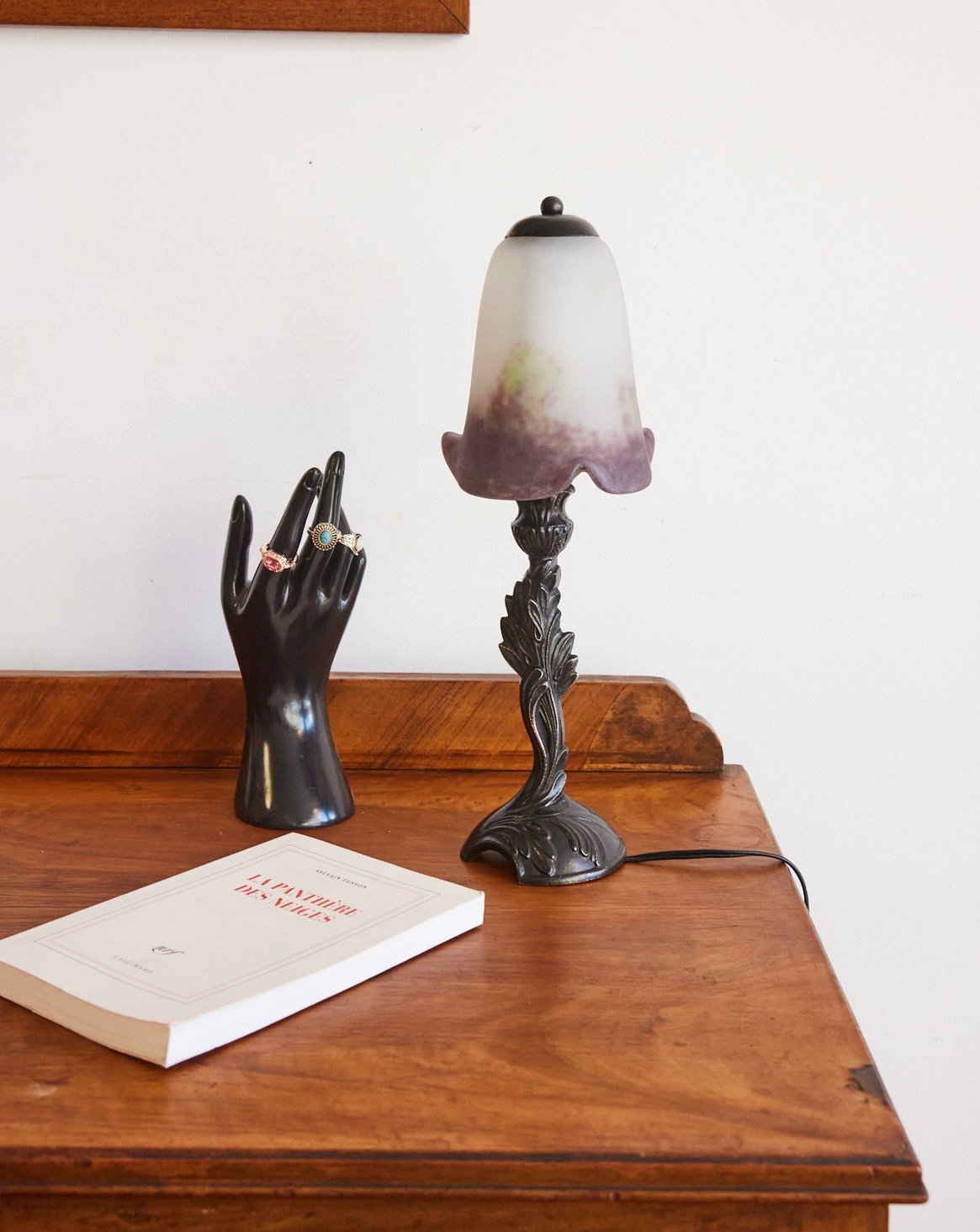 Lampe à poser Art déco Colette N°447 - Bon état, DEBONGOUT