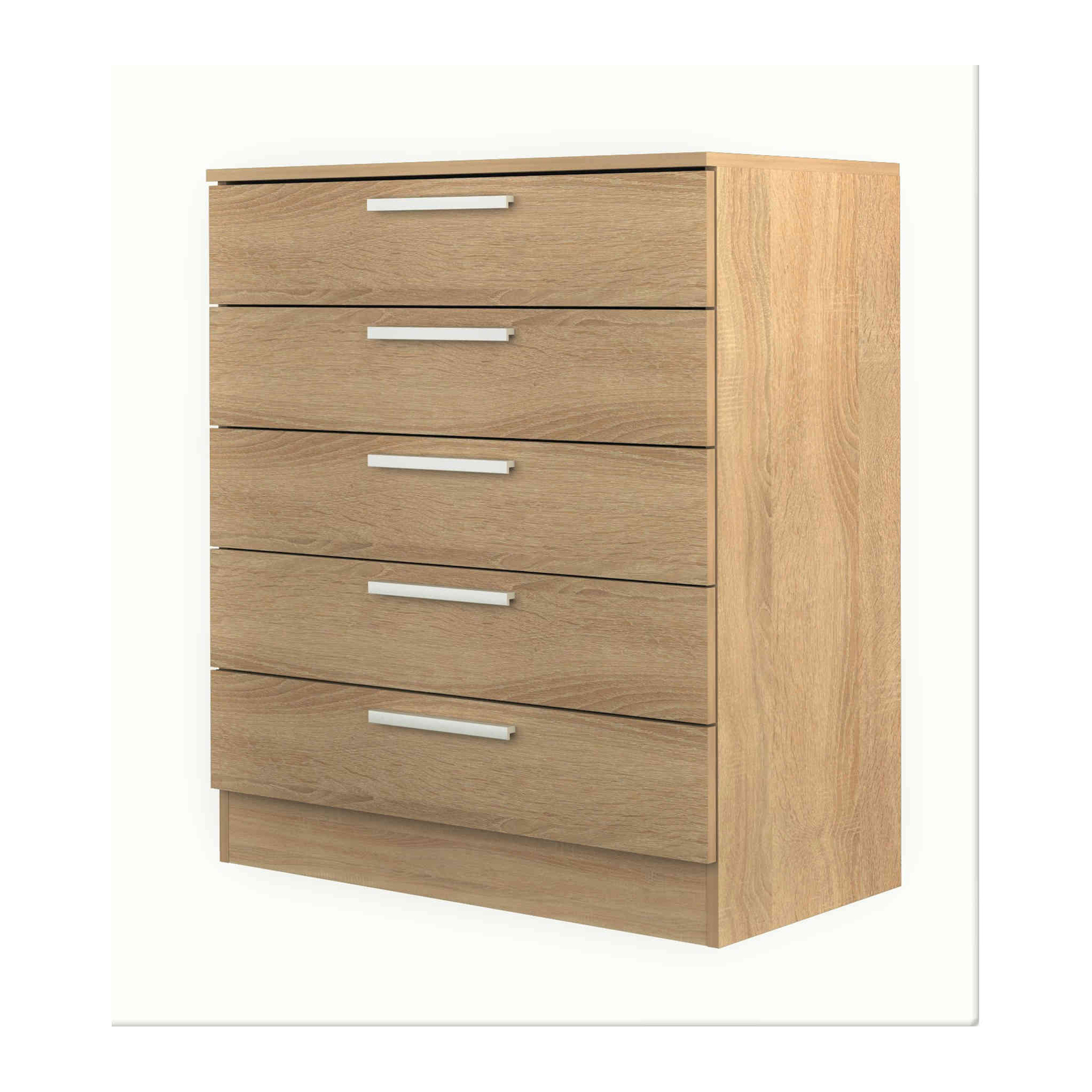 Commode 5 tiroirs, TERRE DE NUIT