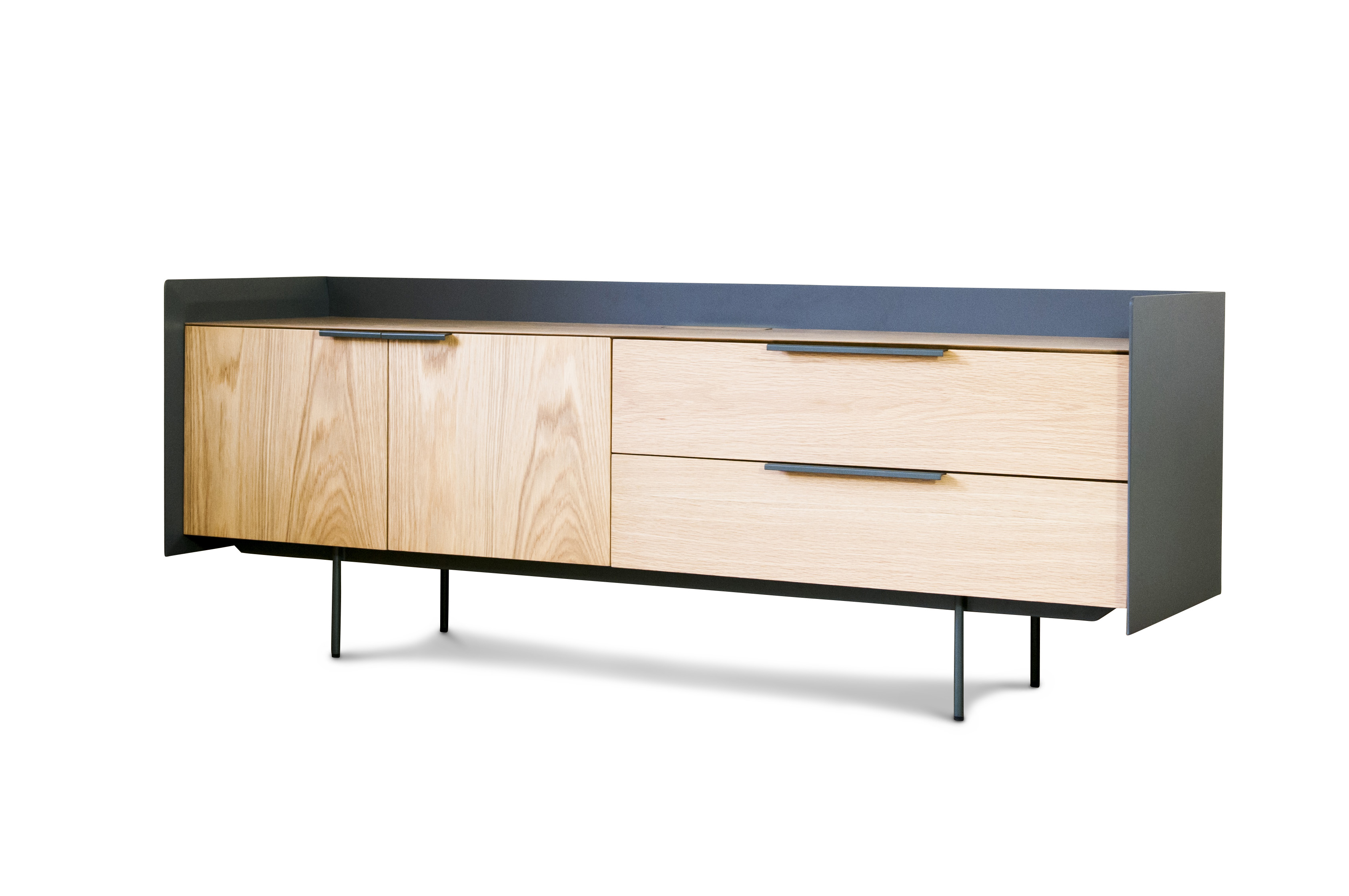 Enfilade en chêne et fer JACKSON, PRODUIT INTERIEUR BRUT