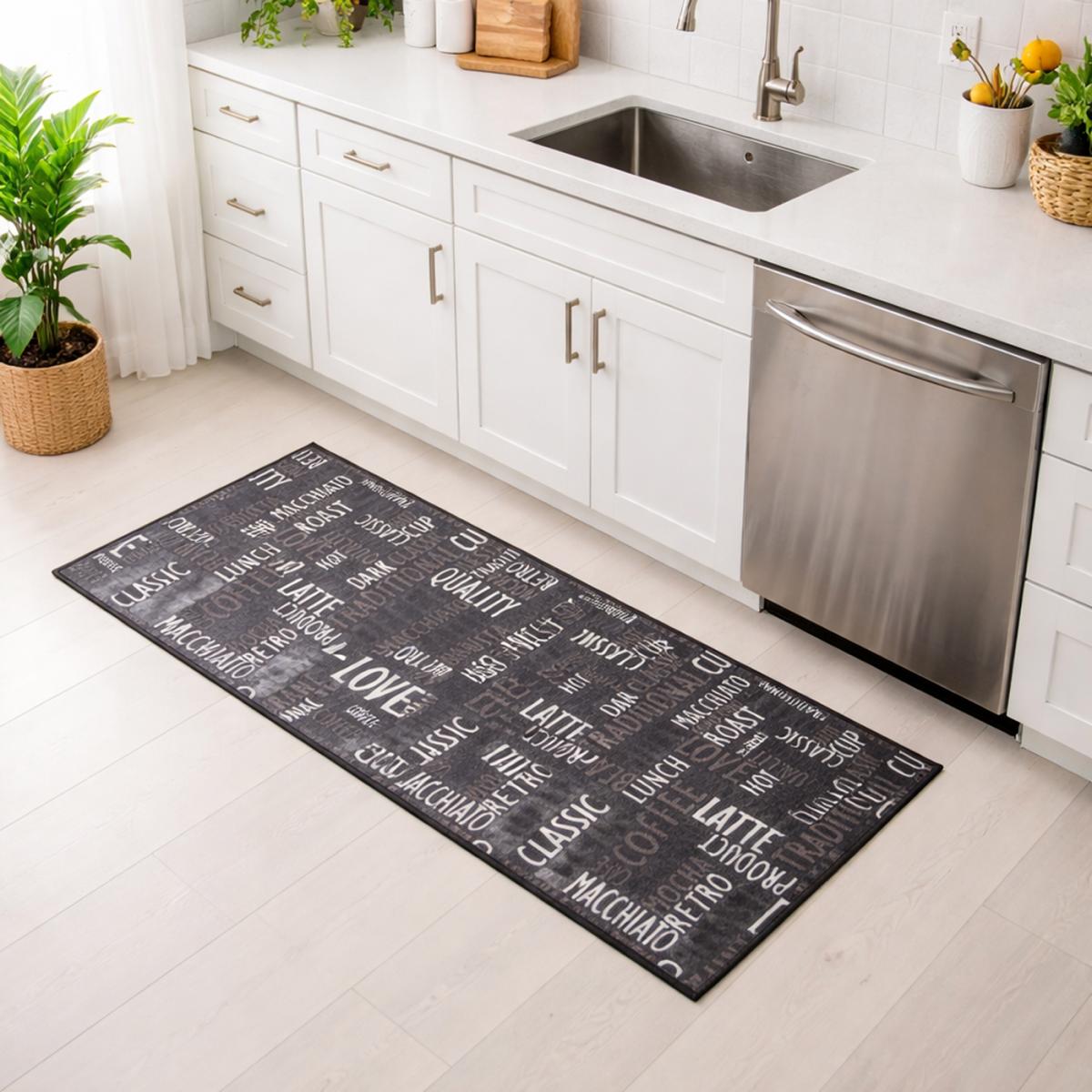 Tapis de cuisine LYN11 CLAO facile d'entretien, UN AMOUR DE TAPIS